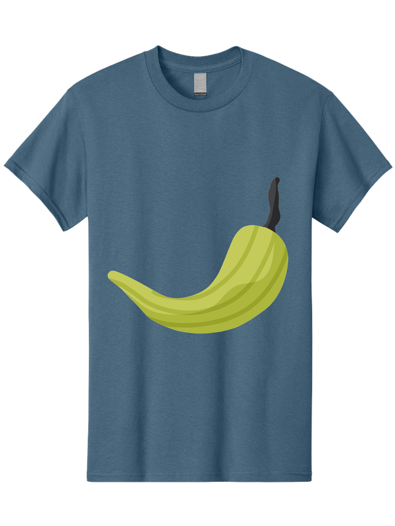 Banana Men'S Graphic Tee, 100% Cotton, Comfortable Casual Summer Wear, Machine Washable, Yellow Banana, Ripe Fruit, Healthy Snack, Digital Illustration, Cartoon Style, Simple Design, Fruit Icon Aad672