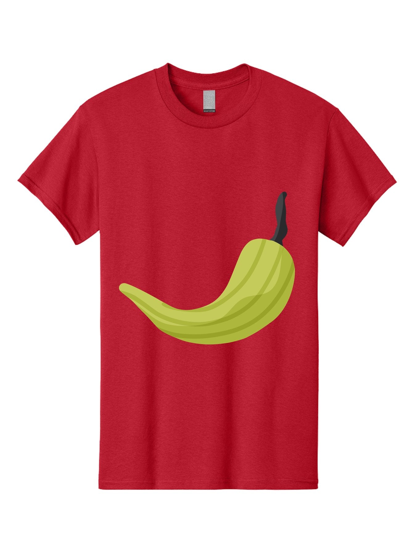 Banana Men'S Graphic Tee, 100% Cotton, Comfortable Casual Summer Wear, Machine Washable, Yellow Banana, Ripe Fruit, Healthy Snack, Digital Illustration, Cartoon Style, Simple Design, Fruit Icon Aad672 4