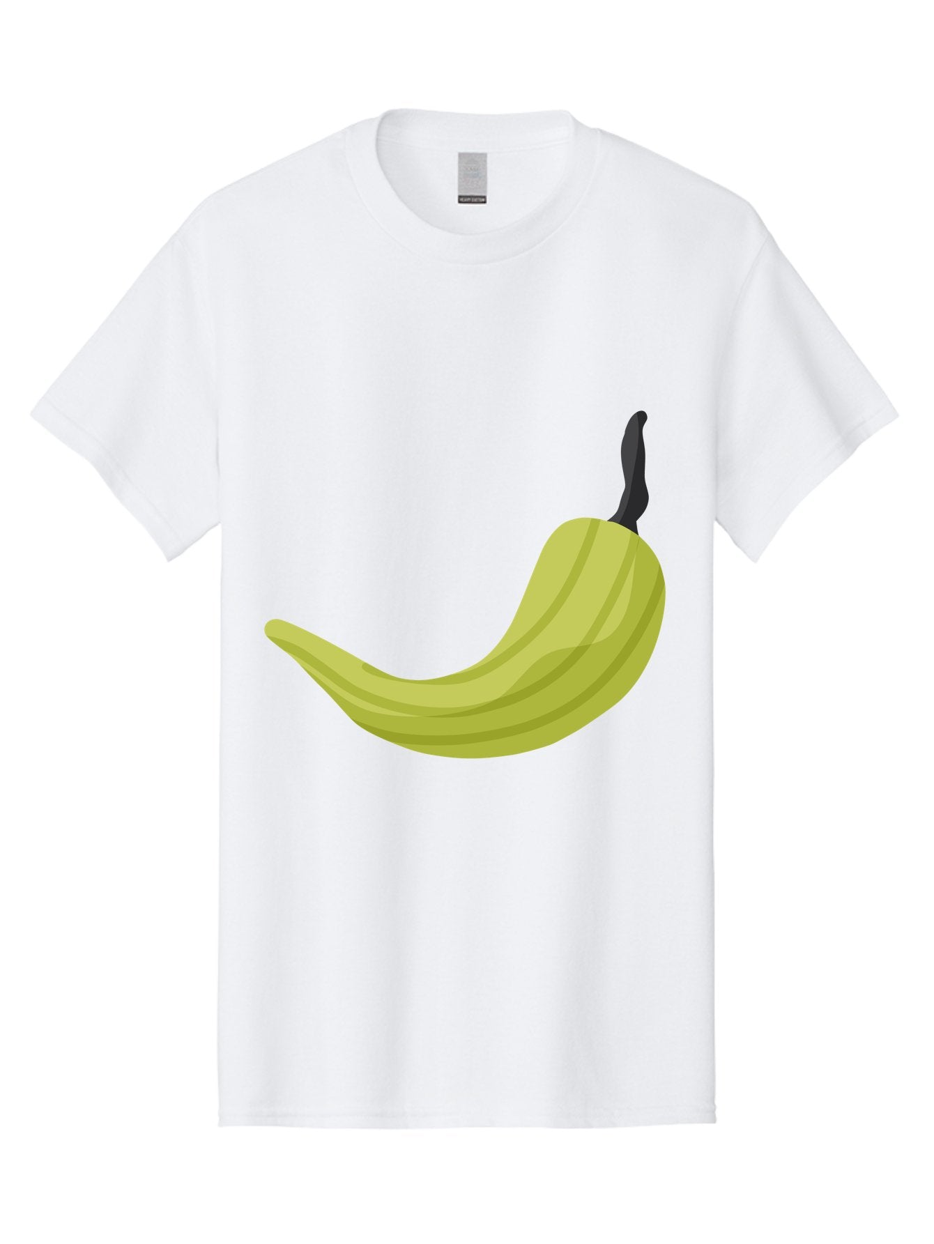 Banana Men'S Graphic Tee, 100% Cotton, Comfortable Casual Summer Wear, Machine Washable, Yellow Banana, Ripe Fruit, Healthy Snack, Digital Illustration, Cartoon Style, Simple Design, Fruit Icon Aad672 3