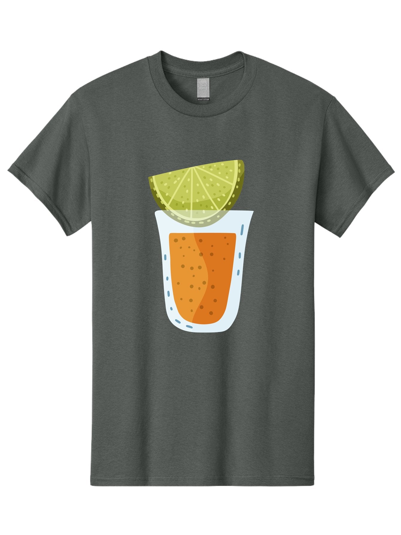 Caipirinha Men'S Graphic Tee, 100% Cotton, Comfortable Casual Summer Wear, Machine Washable, Caipirinha Cocktail, Orange Drink, Lime Wedge, Citrus Twist, Summer Drink, Brazilian Cocktail, Refreshing Beverage, Cocktail Hour, Party Drink Aad680 4