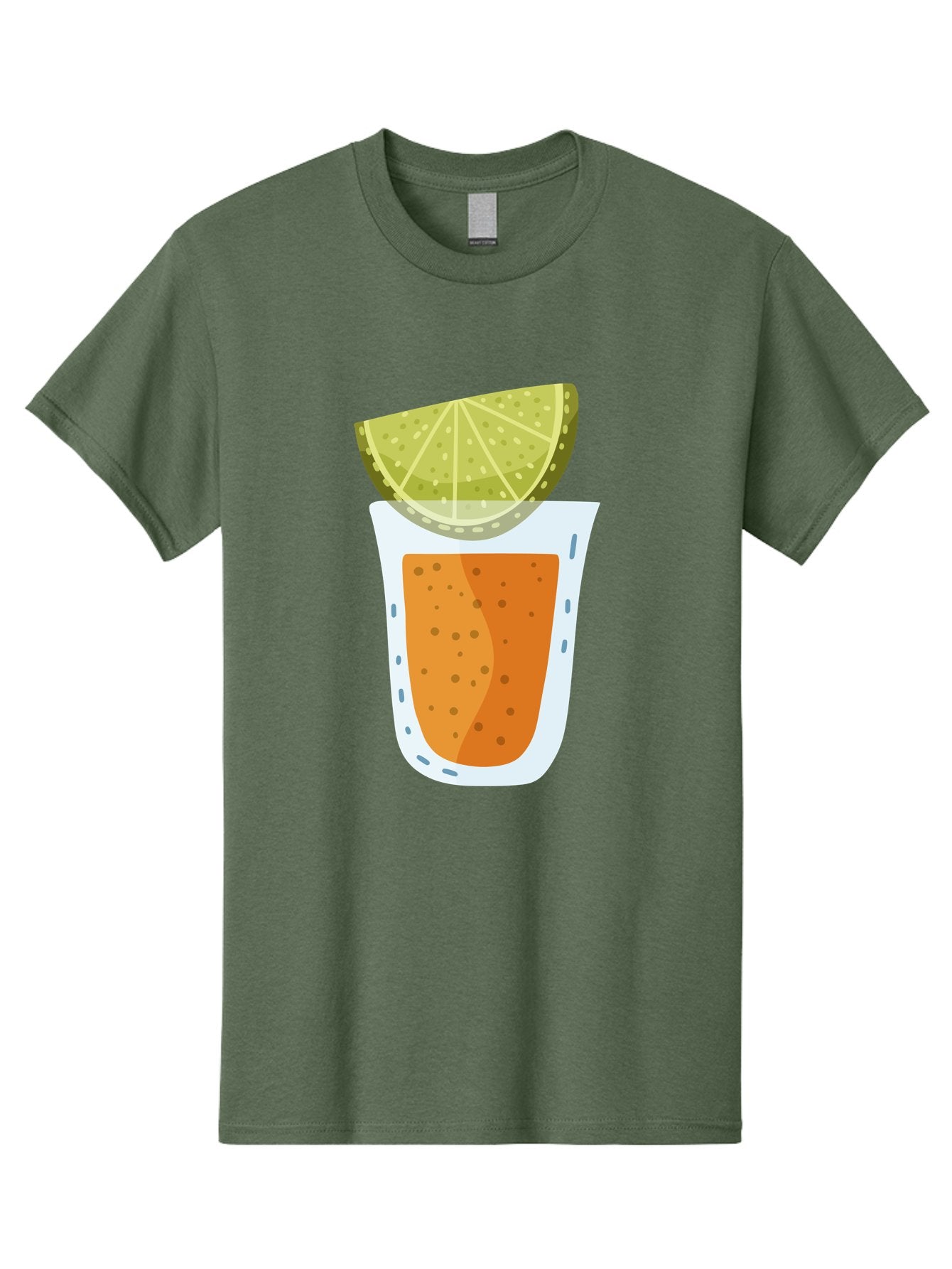Caipirinha Men'S Graphic Tee, 100% Cotton, Comfortable Casual Summer Wear, Machine Washable, Caipirinha Cocktail, Orange Drink, Lime Wedge, Citrus Twist, Summer Drink, Brazilian Cocktail, Refreshing Beverage, Cocktail Hour, Party Drink Aad680 8