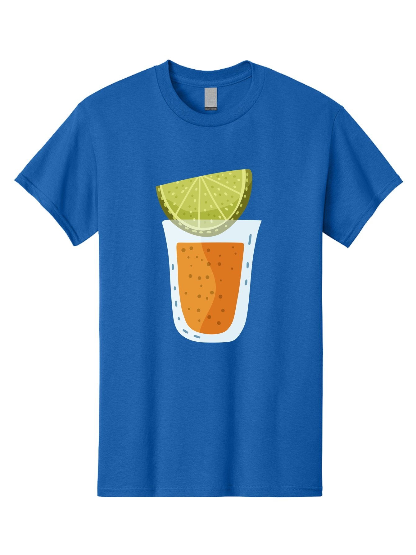 Caipirinha Men'S Graphic Tee, 100% Cotton, Comfortable Casual Summer Wear, Machine Washable, Caipirinha Cocktail, Orange Drink, Lime Wedge, Citrus Twist, Summer Drink, Brazilian Cocktail, Refreshing Beverage, Cocktail Hour, Party Drink Aad680