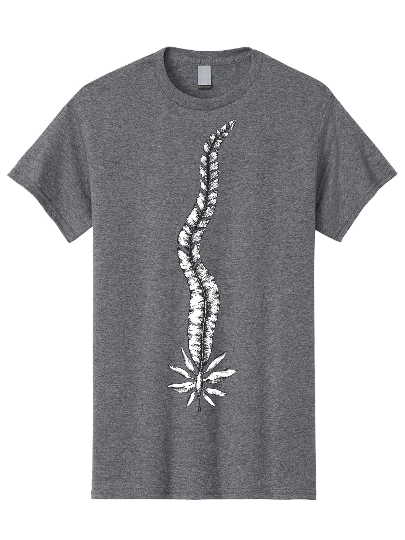 Cannabis Men'S Graphic Tee, 100% Cotton, Comfortable Casual Summer Wear, Machine Washable, Black And White Feather, Feather Illustration, Stylized Design, Abstract Art, Minimalist Style, Detailed Drawing, Graphic Design, Feathers Aad681 4