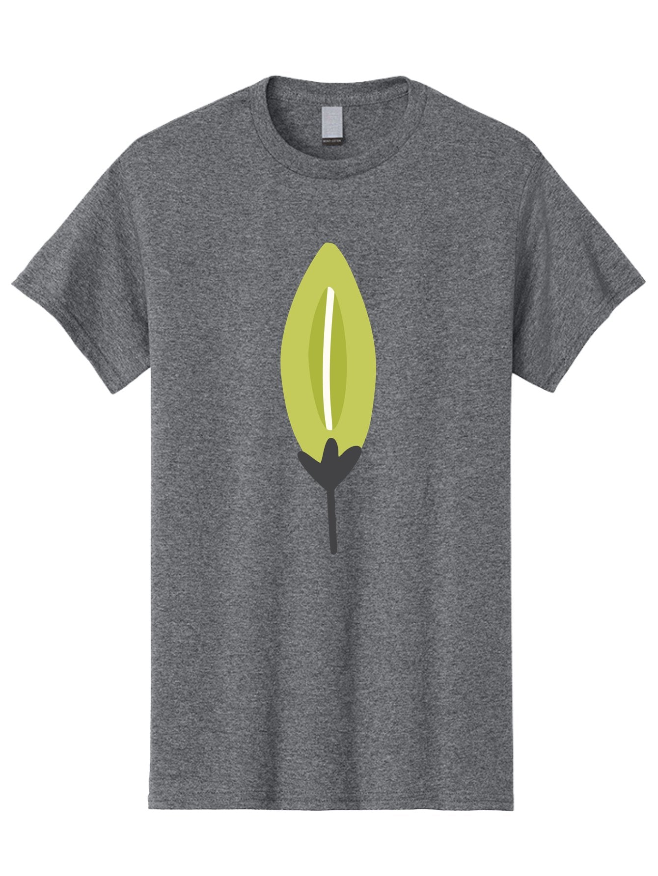 Cocoa-Pod Men'S Graphic Tee, 100% Cotton, Comfortable Casual Summer Wear, Machine Washable, Cocoa Pod, Chocolate, Digital Illustration, Simple Design, Botanical Art, Seed Pod, Vector Graphic, Minimalist Style Aad683