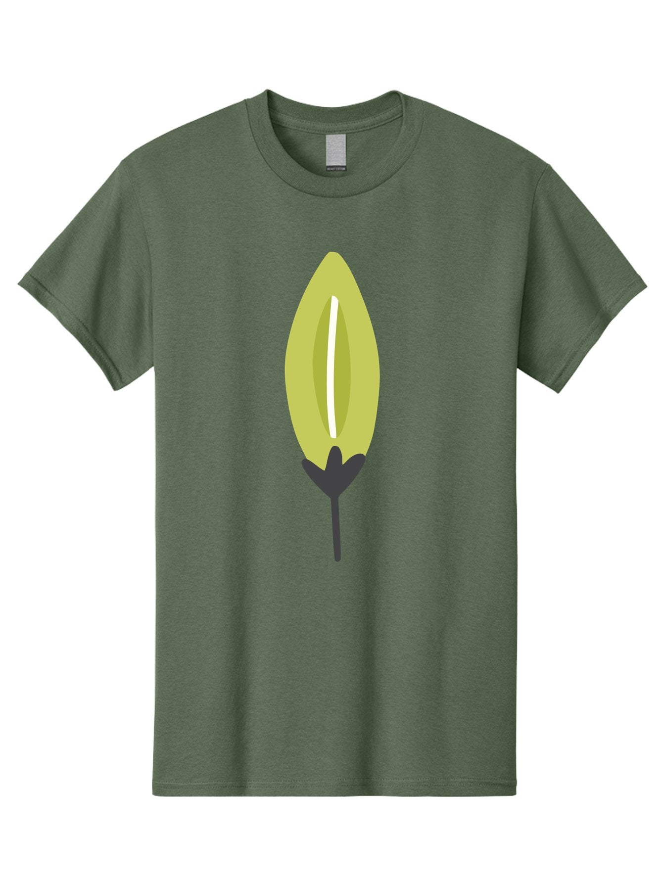Cocoa-Pod Men'S Graphic Tee, 100% Cotton, Comfortable Casual Summer Wear, Machine Washable, Cocoa Pod, Chocolate, Digital Illustration, Simple Design, Botanical Art, Seed Pod, Vector Graphic, Minimalist Style Aad683