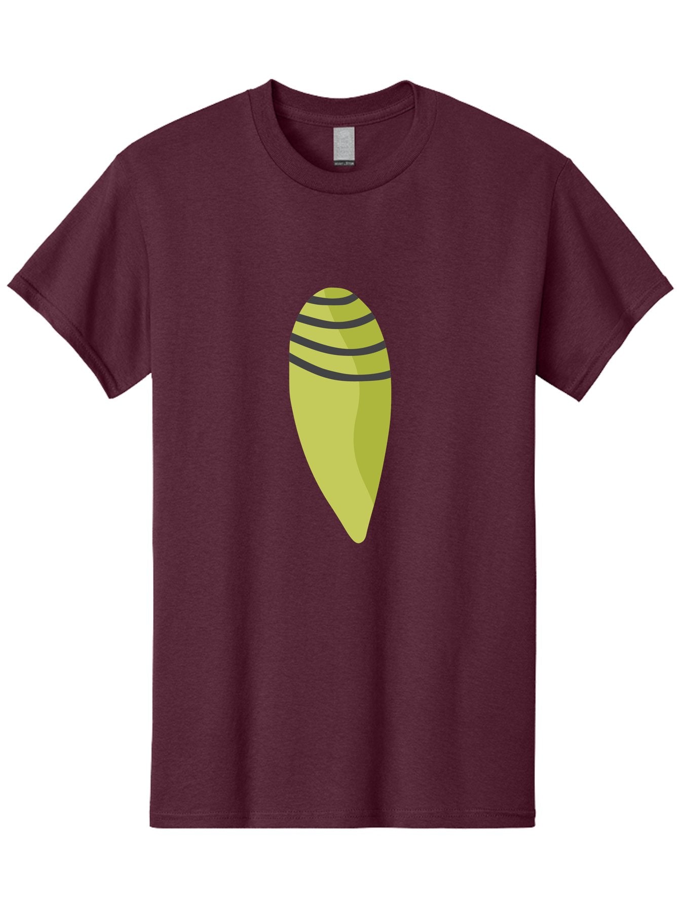 Conch-Shell Men'S Graphic Tee, 100% Cotton, Comfortable Casual Summer Wear, Machine Washable, Conch Shell, Seashell, Ocean Shell, Striped Shell, Yellow Shell, Black Stripes, Sea Creature, Marine Life, Beach Finds, Coastal Decor, Aad687 10