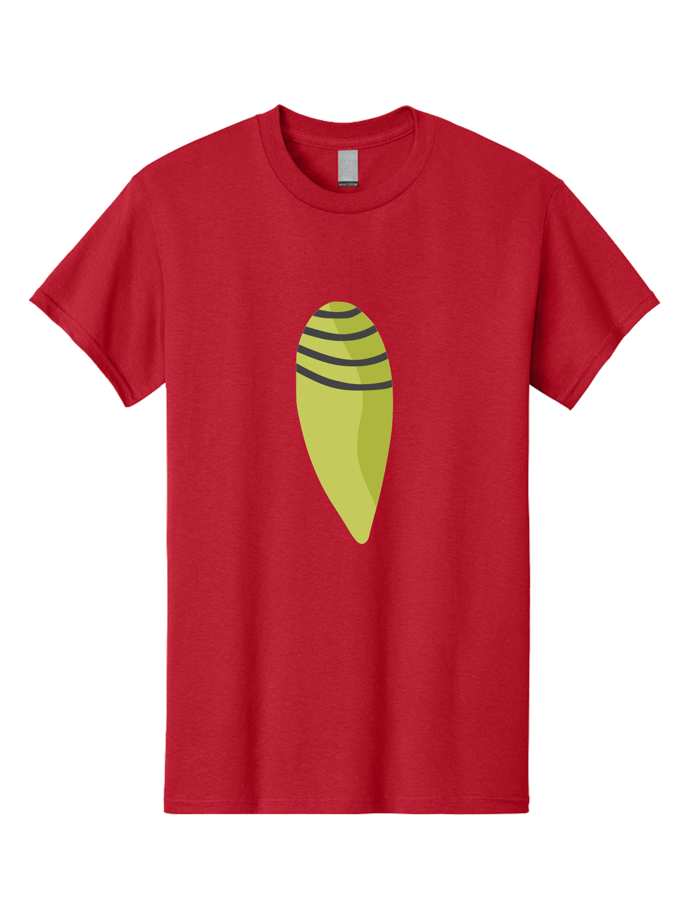 Conch-Shell Men'S Graphic Tee, 100% Cotton, Comfortable Casual Summer Wear, Machine Washable, Conch Shell, Seashell, Ocean Shell, Striped Shell, Yellow Shell, Black Stripes, Sea Creature, Marine Life, Beach Finds, Coastal Decor, Aad687 15