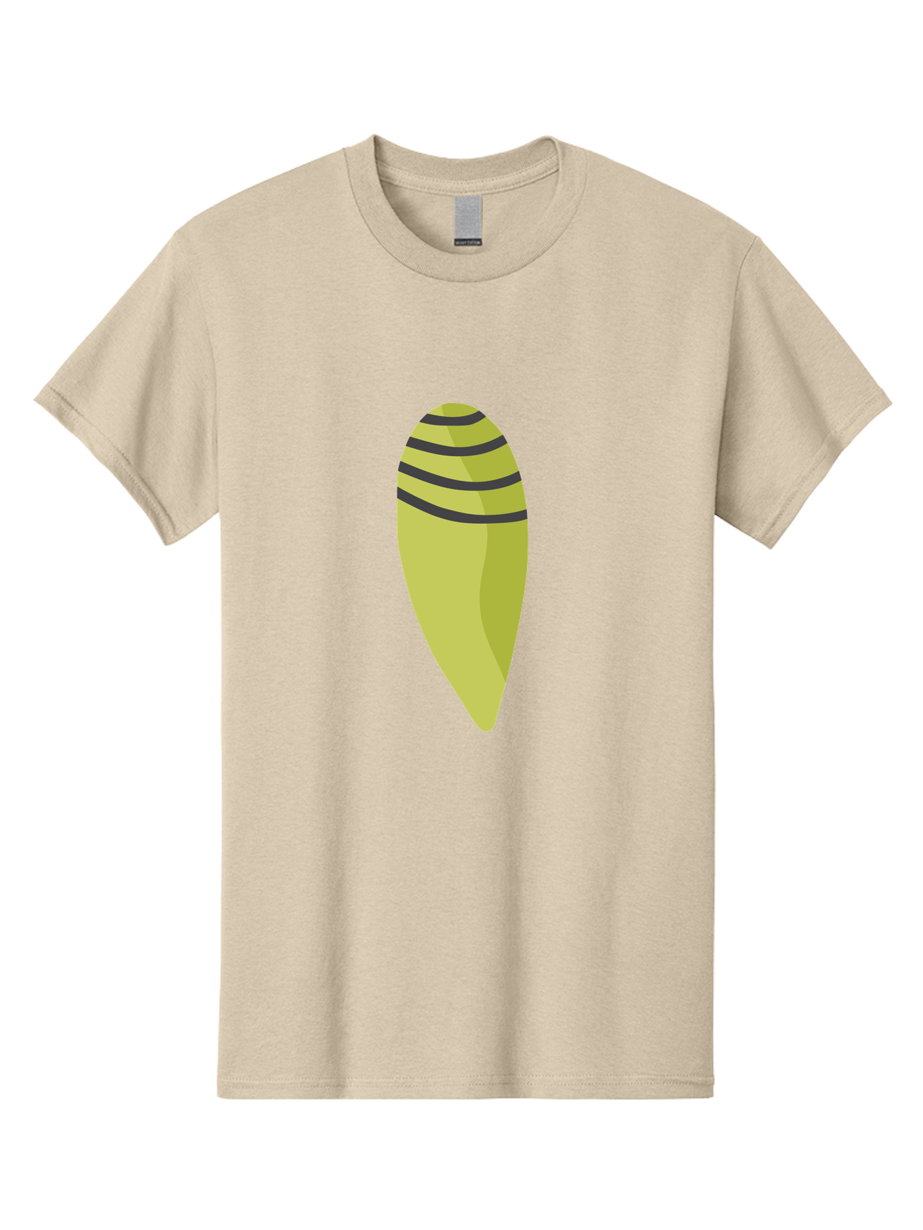 Conch-Shell Men'S Graphic Tee, 100% Cotton, Comfortable Casual Summer Wear, Machine Washable, Conch Shell, Seashell, Ocean Shell, Striped Shell, Yellow Shell, Black Stripes, Sea Creature, Marine Life, Beach Finds, Coastal Decor, Aad687 13
