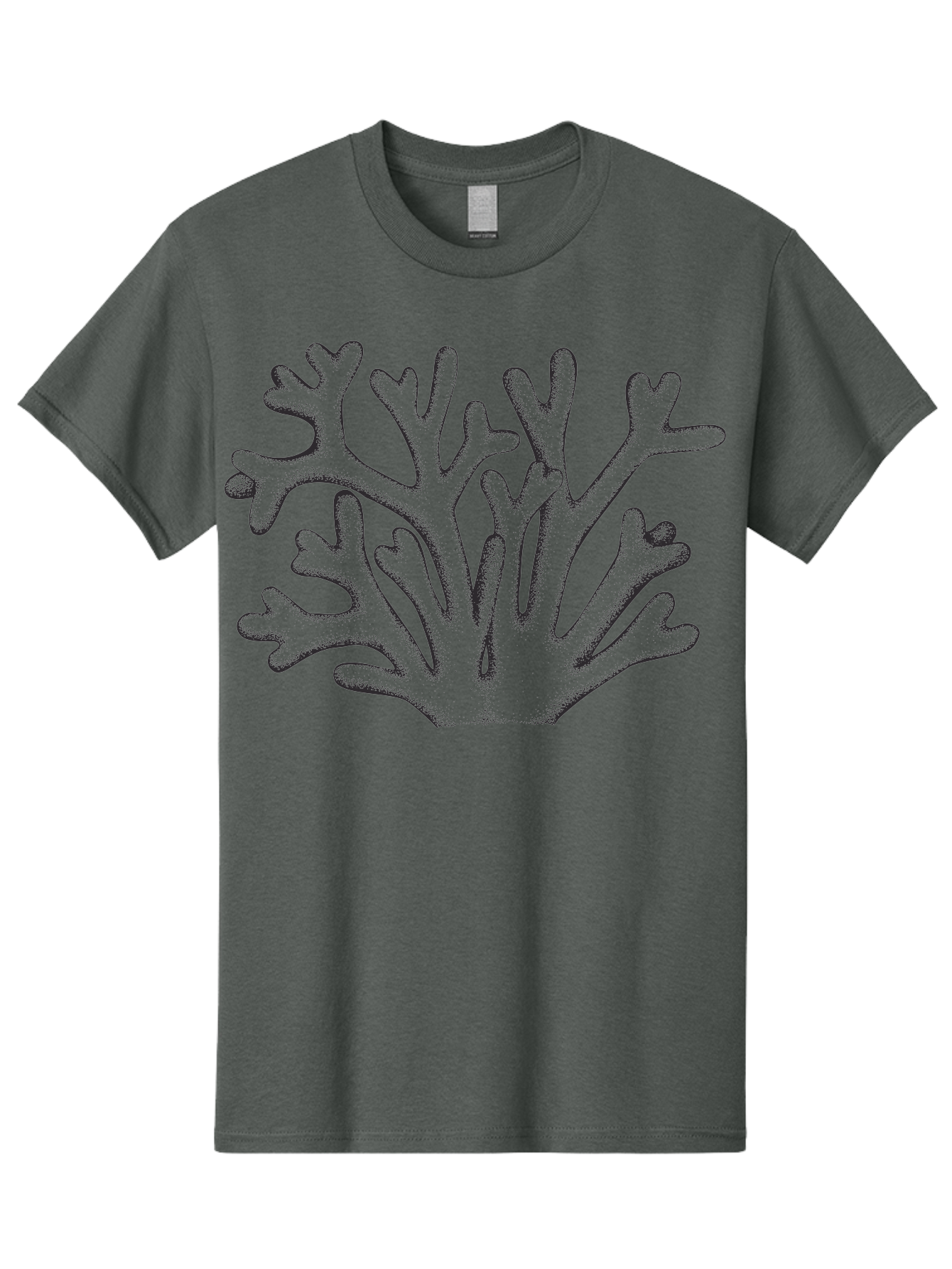 Coral-2 Men'S Graphic Tee, 100% Cotton, Comfortable Casual Summer Wear, Machine Washable, Coral Reef, Ocean Life, Marine Biology, Underwater World, Coral Branches, Sea Organisms, Aquatic Ecosystem Aad689 23