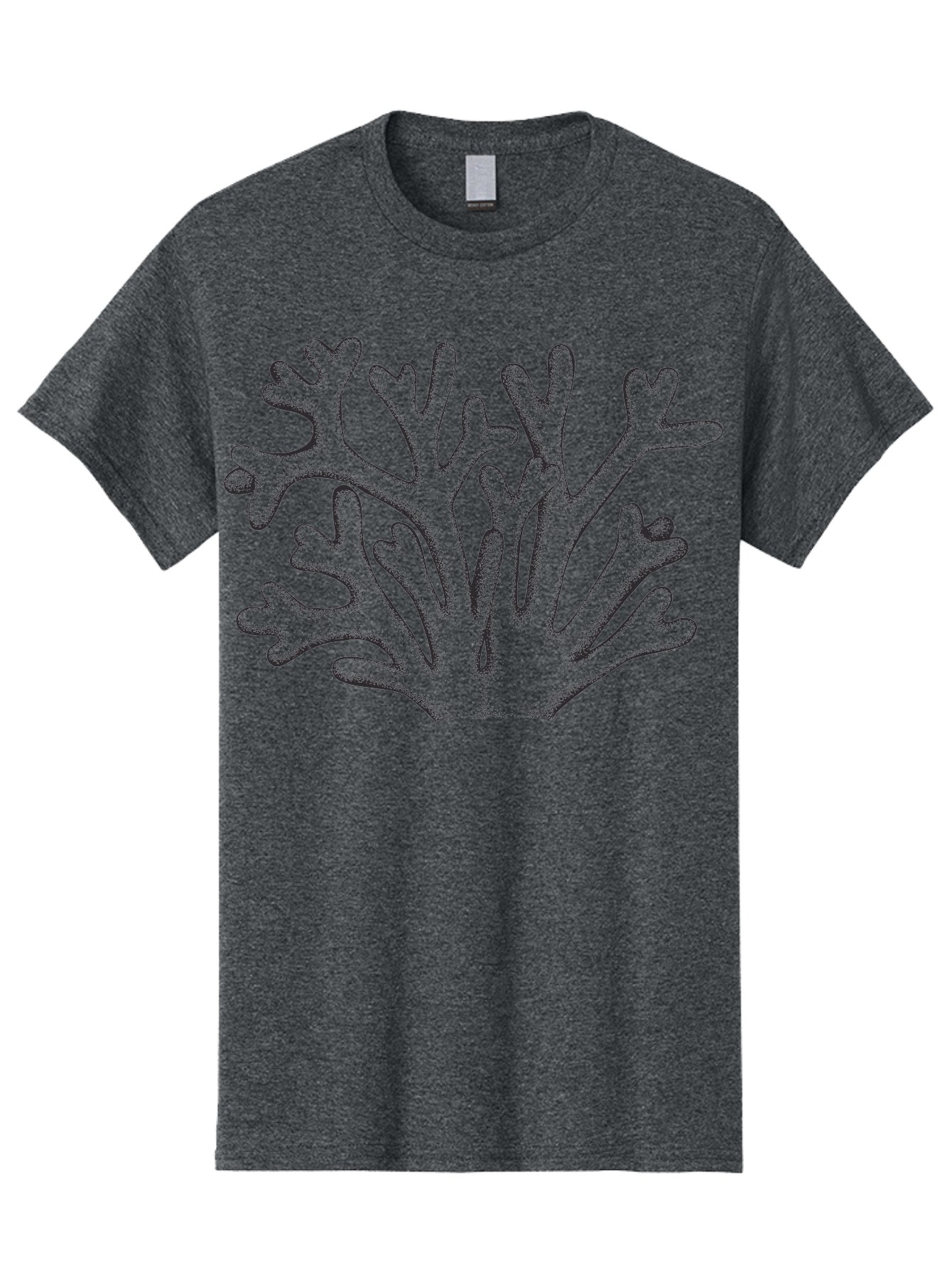 Coral-2 Men'S Graphic Tee, 100% Cotton, Comfortable Casual Summer Wear, Machine Washable, Coral Reef, Ocean Life, Marine Biology, Underwater World, Coral Branches, Sea Organisms, Aquatic Ecosystem Aad689 7