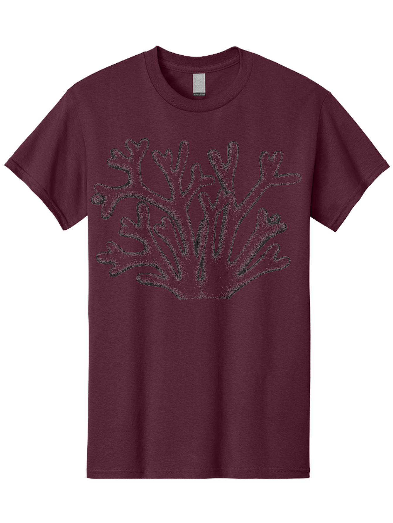 Coral-2 Men'S Graphic Tee, 100% Cotton, Comfortable Casual Summer Wear, Machine Washable, Coral Reef, Ocean Life, Marine Biology, Underwater World, Coral Branches, Sea Organisms, Aquatic Ecosystem Aad689 13