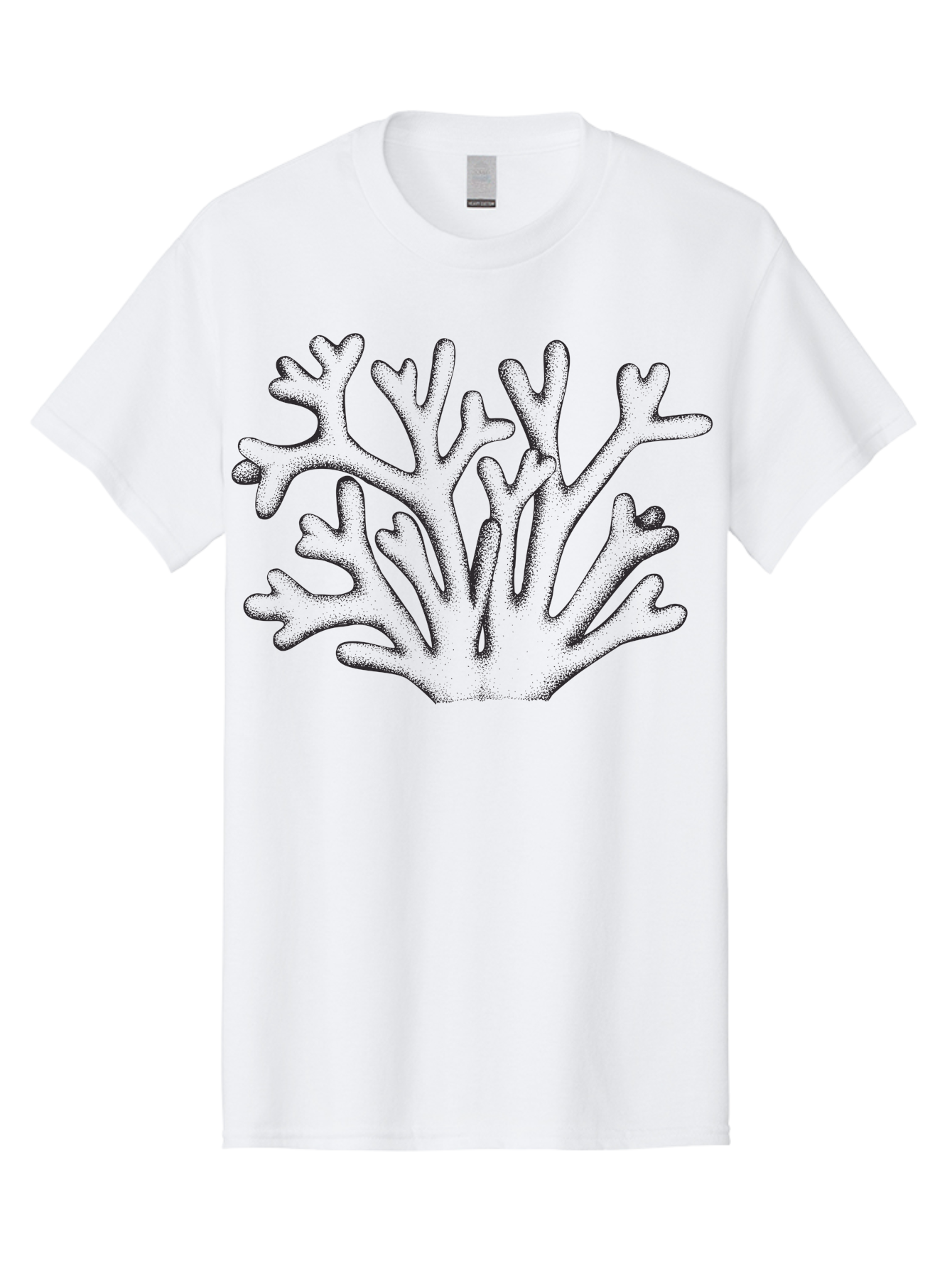 Coral-2 Men'S Graphic Tee, 100% Cotton, Comfortable Casual Summer Wear, Machine Washable, Coral Reef, Ocean Life, Marine Biology, Underwater World, Coral Branches, Sea Organisms, Aquatic Ecosystem Aad689 15