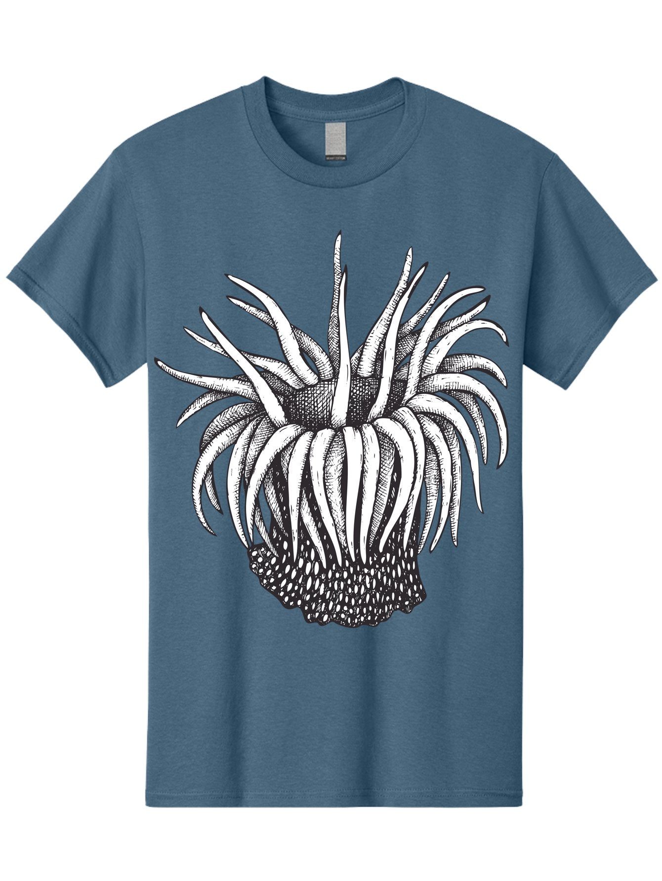 Dandelion Men'S Graphic Tee, 100% Cotton, Comfortable Casual Summer Wear, Machine Washable, Thistle Flower, Wildflower, Black And White Illustration, Botanical Art, Floral Design, Intricate Details, Spiky Petals Aad692 6