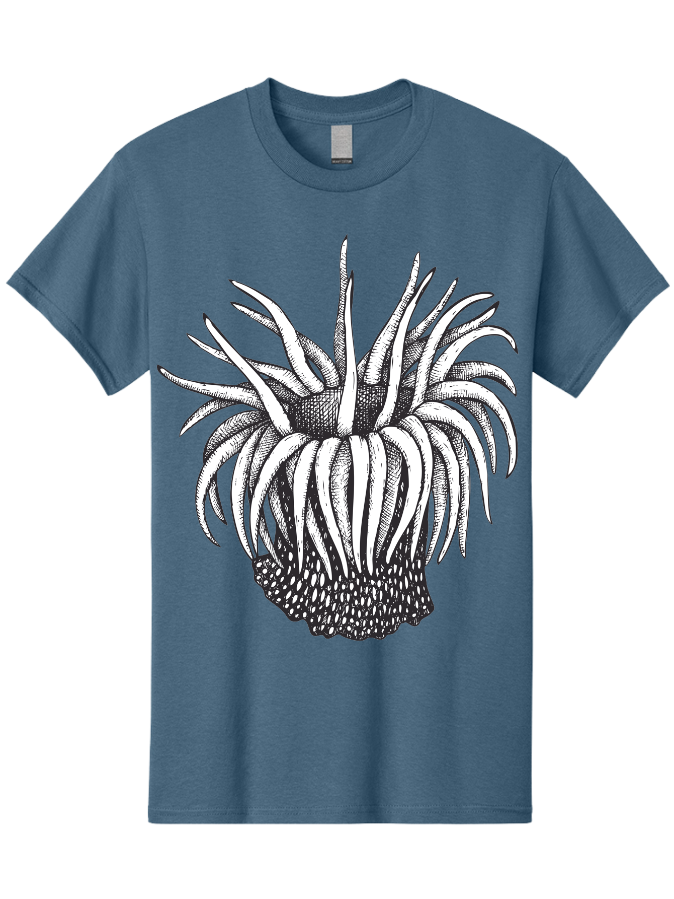 Dandelion Men'S Graphic Tee, 100% Cotton, Comfortable Casual Summer Wear, Machine Washable, Thistle Flower, Wildflower, Black And White Illustration, Botanical Art, Floral Design, Intricate Details, Spiky Petals Aad692 13