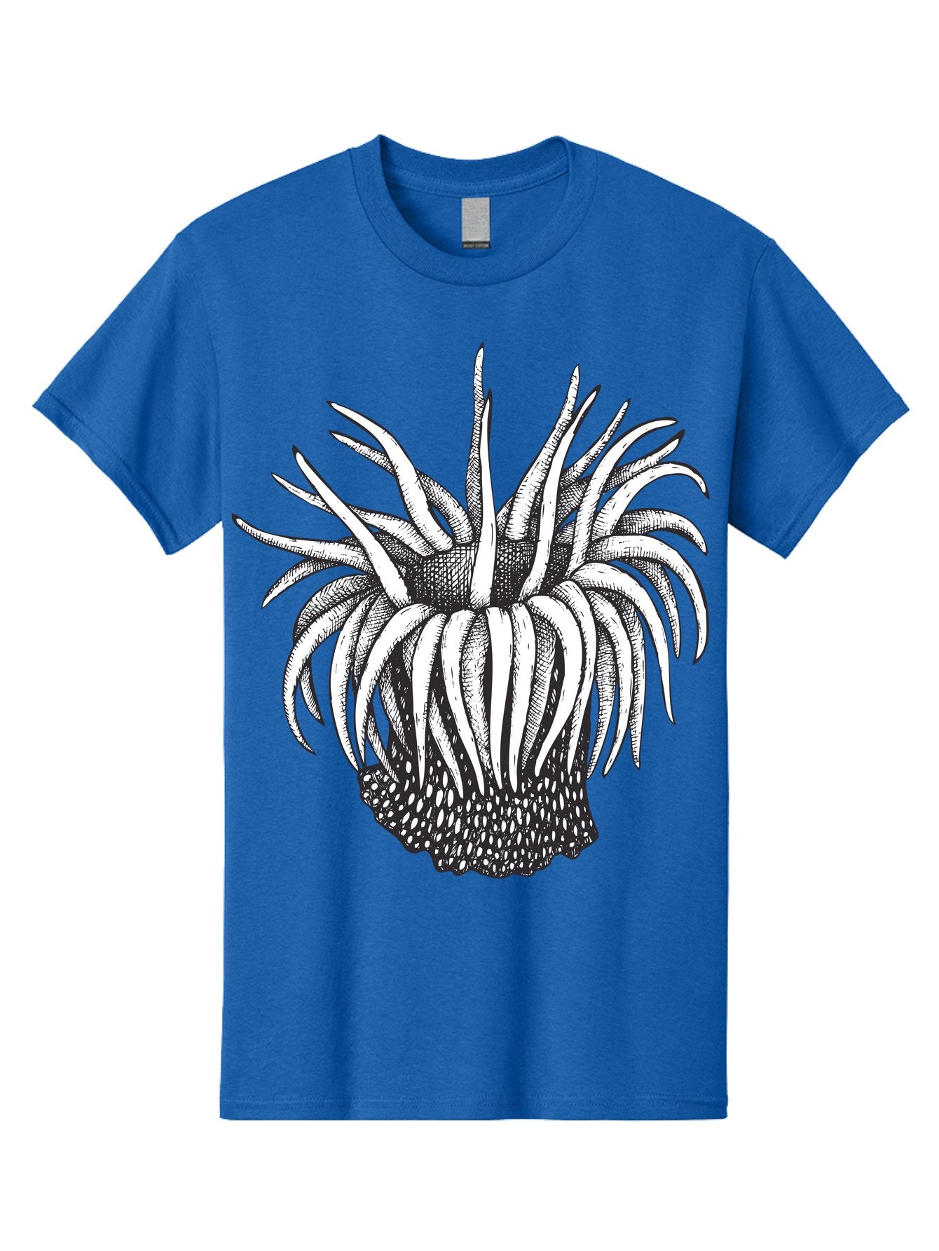 Dandelion Men'S Graphic Tee, 100% Cotton, Comfortable Casual Summer Wear, Machine Washable, Thistle Flower, Wildflower, Black And White Illustration, Botanical Art, Floral Design, Intricate Details, Spiky Petals Aad692 8