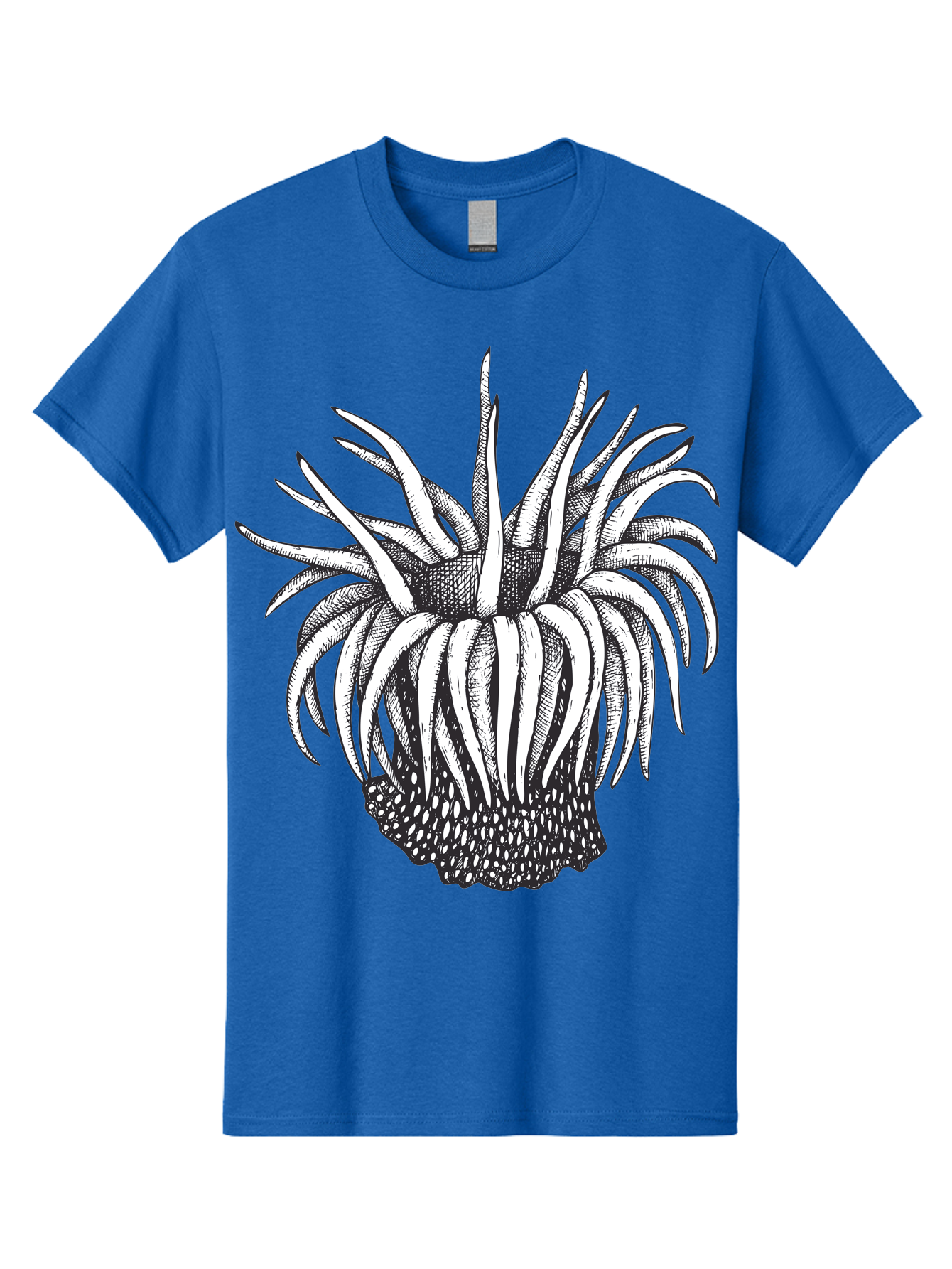 Dandelion Men'S Graphic Tee, 100% Cotton, Comfortable Casual Summer Wear, Machine Washable, Thistle Flower, Wildflower, Black And White Illustration, Botanical Art, Floral Design, Intricate Details, Spiky Petals Aad692 11