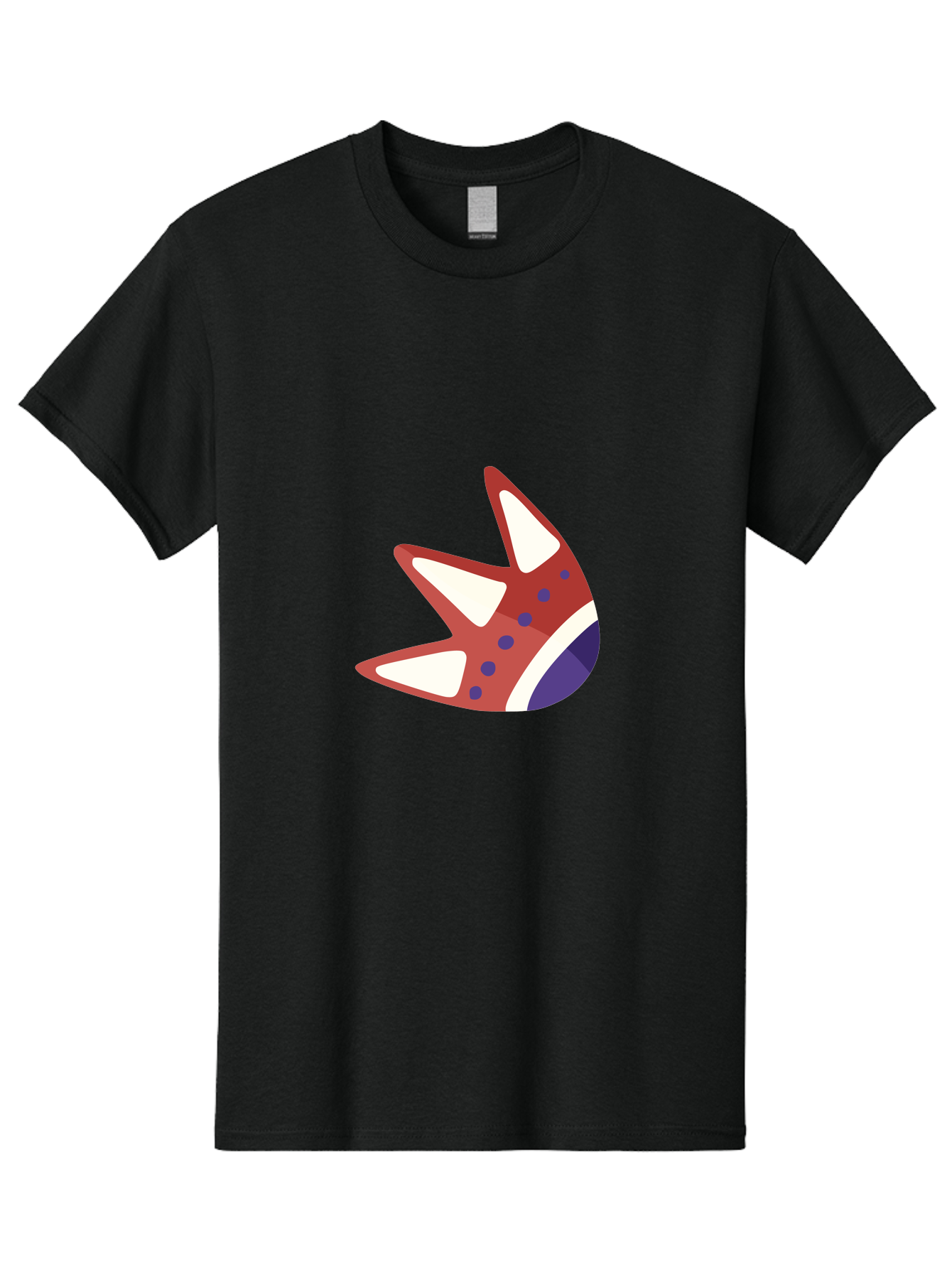 Dinosaur-Foot Men'S Graphic Tee, 100% Cotton, Comfortable Casual Summer Wear, Machine Washable, Shark Mouth, Cartoon Style, Sharp Teeth, Red And White, Blue Spots, Underwater Creature, Ocean Animal, Cartoon Character Aad695 27