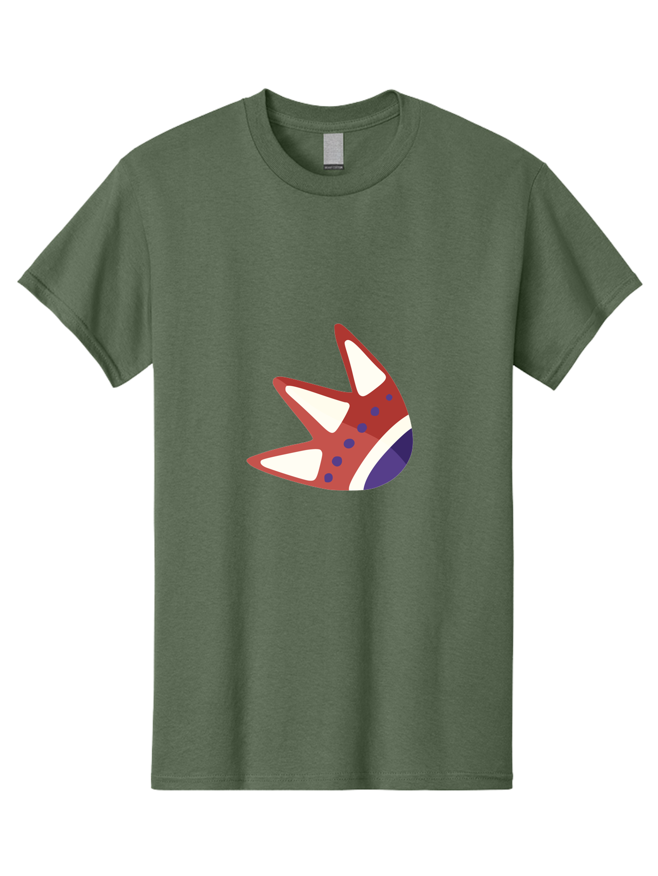 Dinosaur-Foot Men'S Graphic Tee, 100% Cotton, Comfortable Casual Summer Wear, Machine Washable, Shark Mouth, Cartoon Style, Sharp Teeth, Red And White, Blue Spots, Underwater Creature, Ocean Animal, Cartoon Character Aad695 5