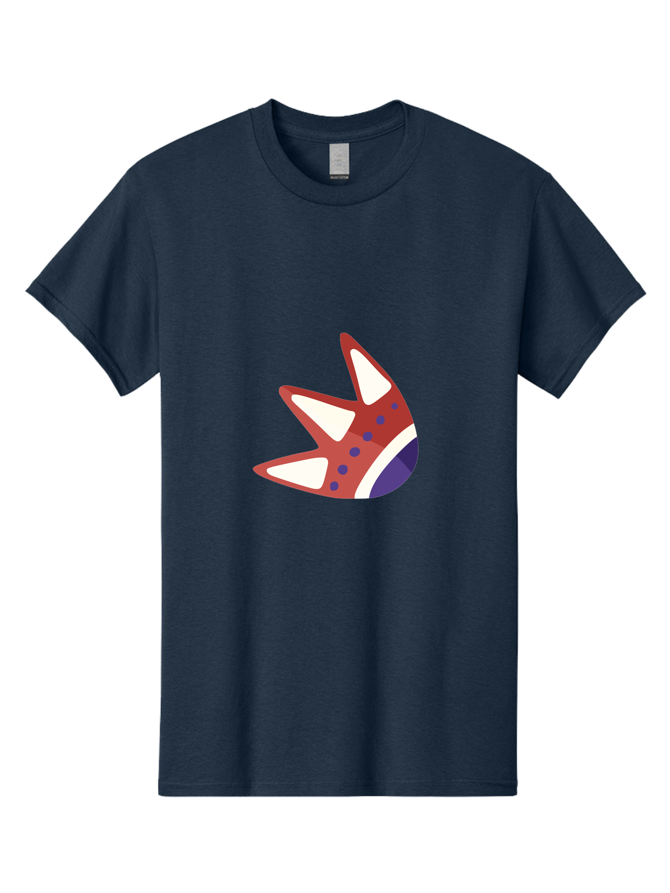Dinosaur-Foot Men'S Graphic Tee, 100% Cotton, Comfortable Casual Summer Wear, Machine Washable, Shark Mouth, Cartoon Style, Sharp Teeth, Red And White, Blue Spots, Underwater Creature, Ocean Animal, Cartoon Character Aad695 7
