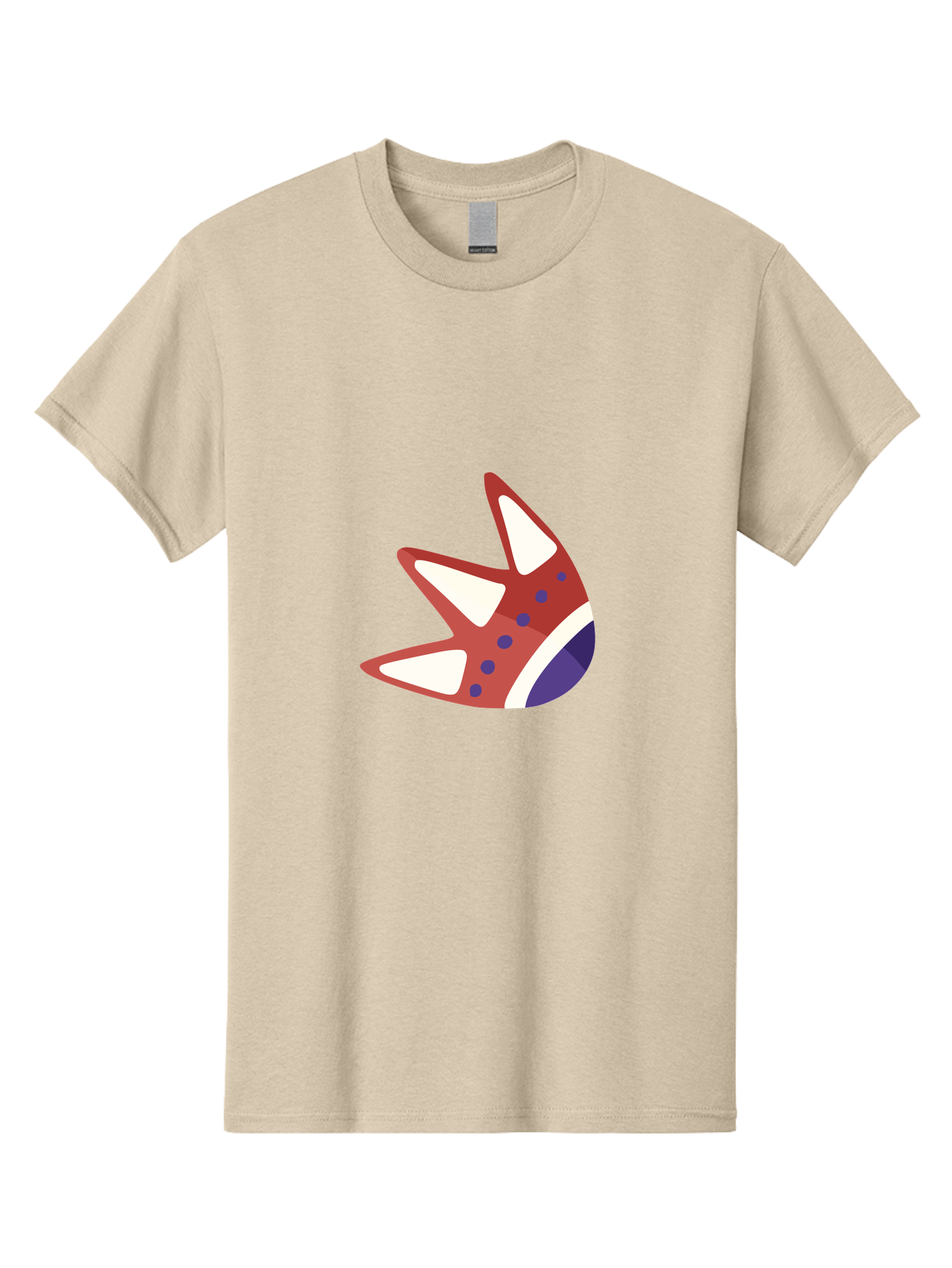 Dinosaur-Foot Men'S Graphic Tee, 100% Cotton, Comfortable Casual Summer Wear, Machine Washable, Shark Mouth, Cartoon Style, Sharp Teeth, Red And White, Blue Spots, Underwater Creature, Ocean Animal, Cartoon Character Aad695 9
