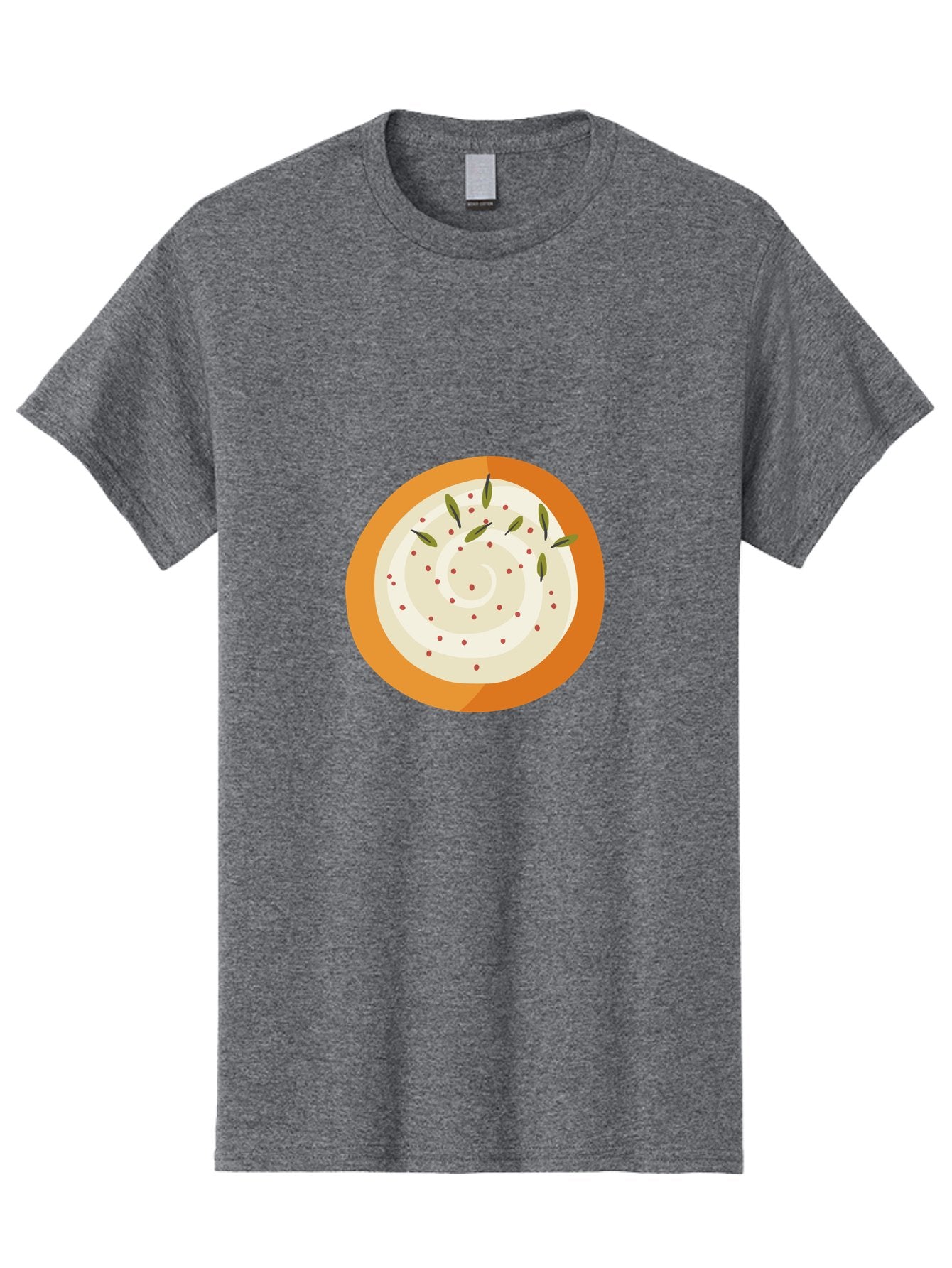 Dip-With-Herbs Men'S Graphic Tee, 100% Cotton, Comfortable Casual Summer Wear, Machine Washable, Creamy Dip, Bowl Of Dip, Herby Flavors, Spicy Kick, Appetizing Snack, Tasty Treat, Delicious Dip, Snack Time, Flavorful Dip Aad696 8