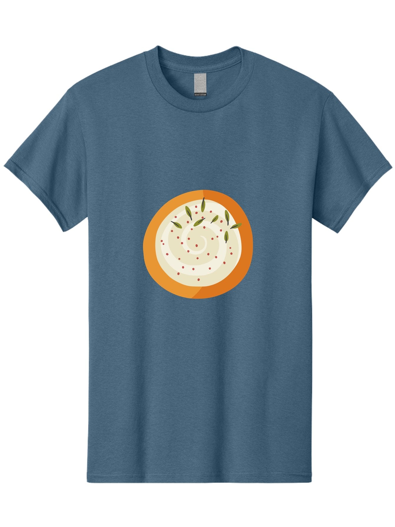 Dip-With-Herbs Men'S Graphic Tee, 100% Cotton, Comfortable Casual Summer Wear, Machine Washable, Creamy Dip, Bowl Of Dip, Herby Flavors, Spicy Kick, Appetizing Snack, Tasty Treat, Delicious Dip, Snack Time, Flavorful Dip Aad696 12