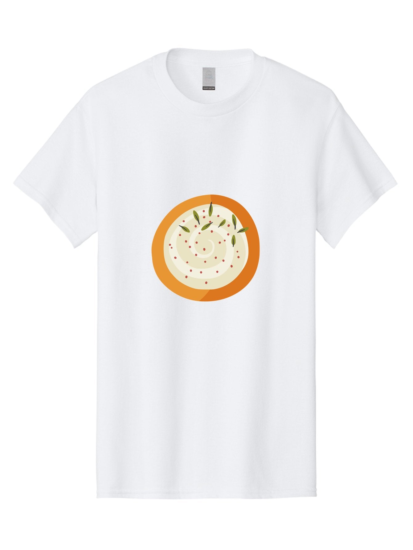 Dip-With-Herbs Men'S Graphic Tee, 100% Cotton, Comfortable Casual Summer Wear, Machine Washable, Creamy Dip, Bowl Of Dip, Herby Flavors, Spicy Kick, Appetizing Snack, Tasty Treat, Delicious Dip, Snack Time, Flavorful Dip Aad696