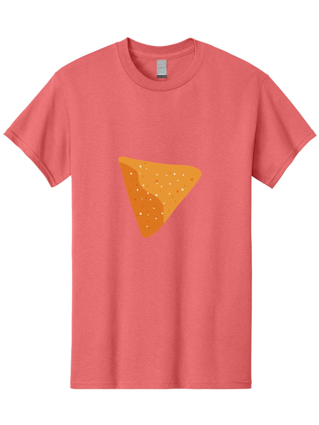 Dorito-Chip Men'S Graphic Tee, 100% Cotton, Comfortable Casual Summer Wear, Machine Washable, Triangular Chip, Crunchy Snack, Flavorful Treat, Savory Delight, Tasty Munchie, Junk Food Favorite, Cheesy Flavor Aad697 14