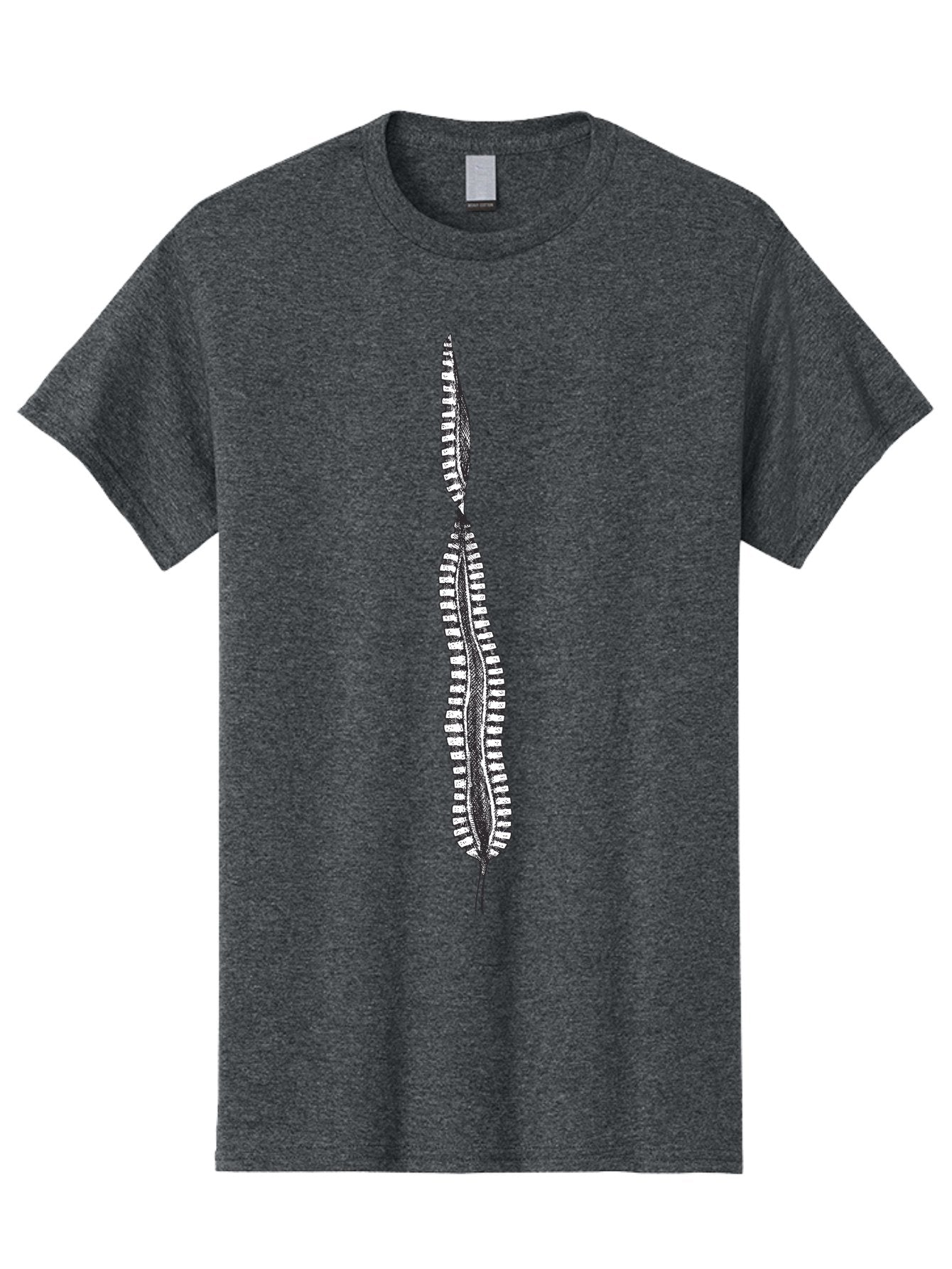 Feather-Silhouette Men'S Graphic Tee, 100% Cotton, Comfortable Casual Summer Wear, Machine Washable, Centipede, Black And White Illustration, Arthropod, Insect, Many Legs, Segmented Body, Detailed Drawing, Graphic Art, Insect Anatomy Aad700 9