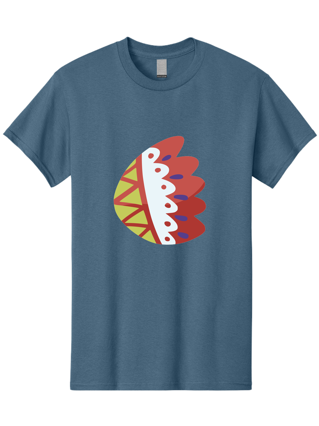 Headdress-Feather Men'S Graphic Tee, 100% Cotton, Comfortable Casual Summer Wear, Machine Washable, Stylish Footwear, Athletic Shoe, Sneaker Design, Colorful Patterns, Sporty Vibe, Modern Fashion, Comfortable Shoes Aad704 19