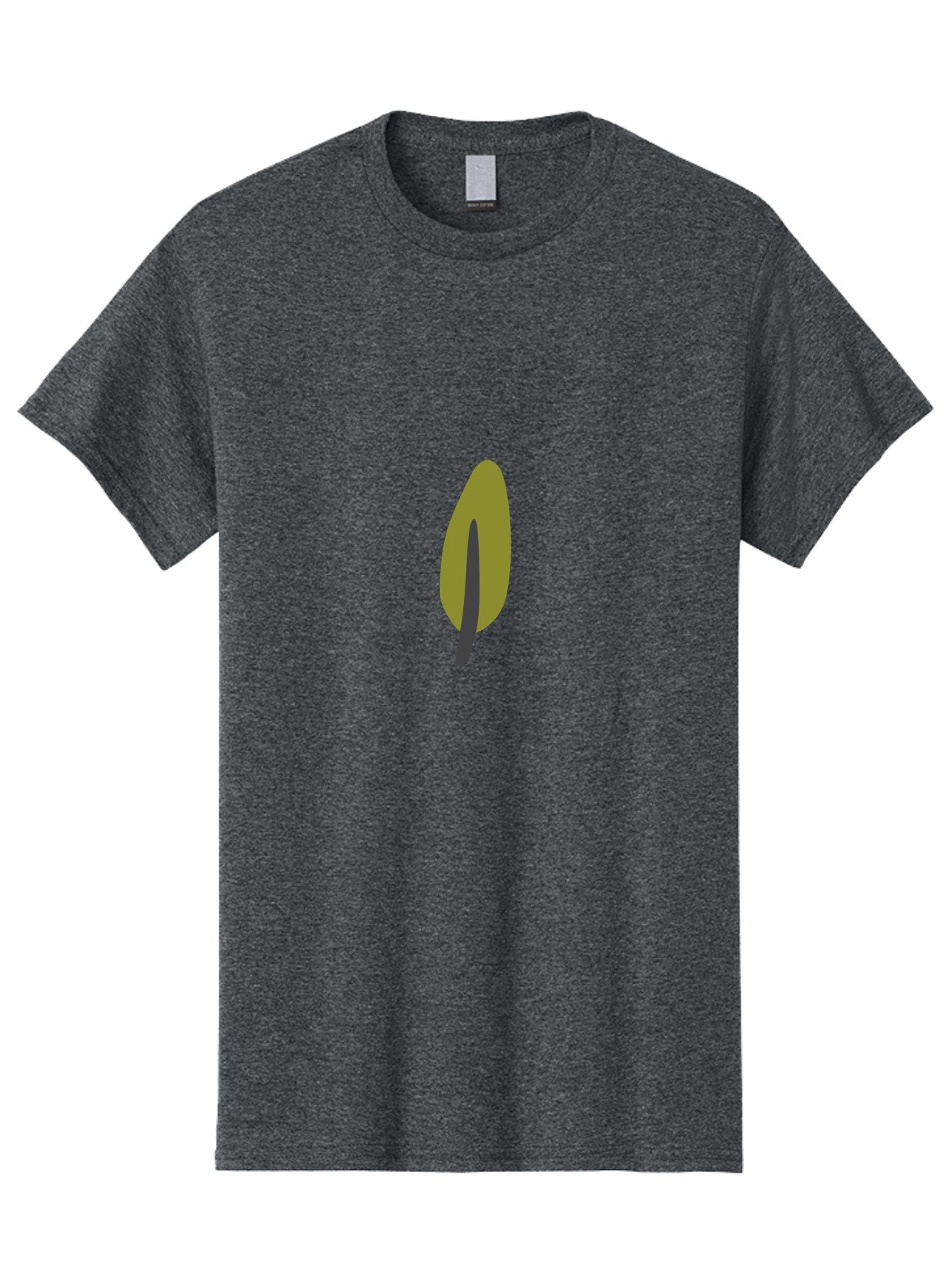 Knife-In-A-Brown-Object Men'S Graphic Tee, 100% Cotton, Comfortable Casual Summer Wear, Machine Washable, Olive Branch, Digital Illustration, Simple Leaf Design, Peaceful Symbol, Nature-Inspired Art, Minimalist Graphics, Symbolic Imagery Aad706 12