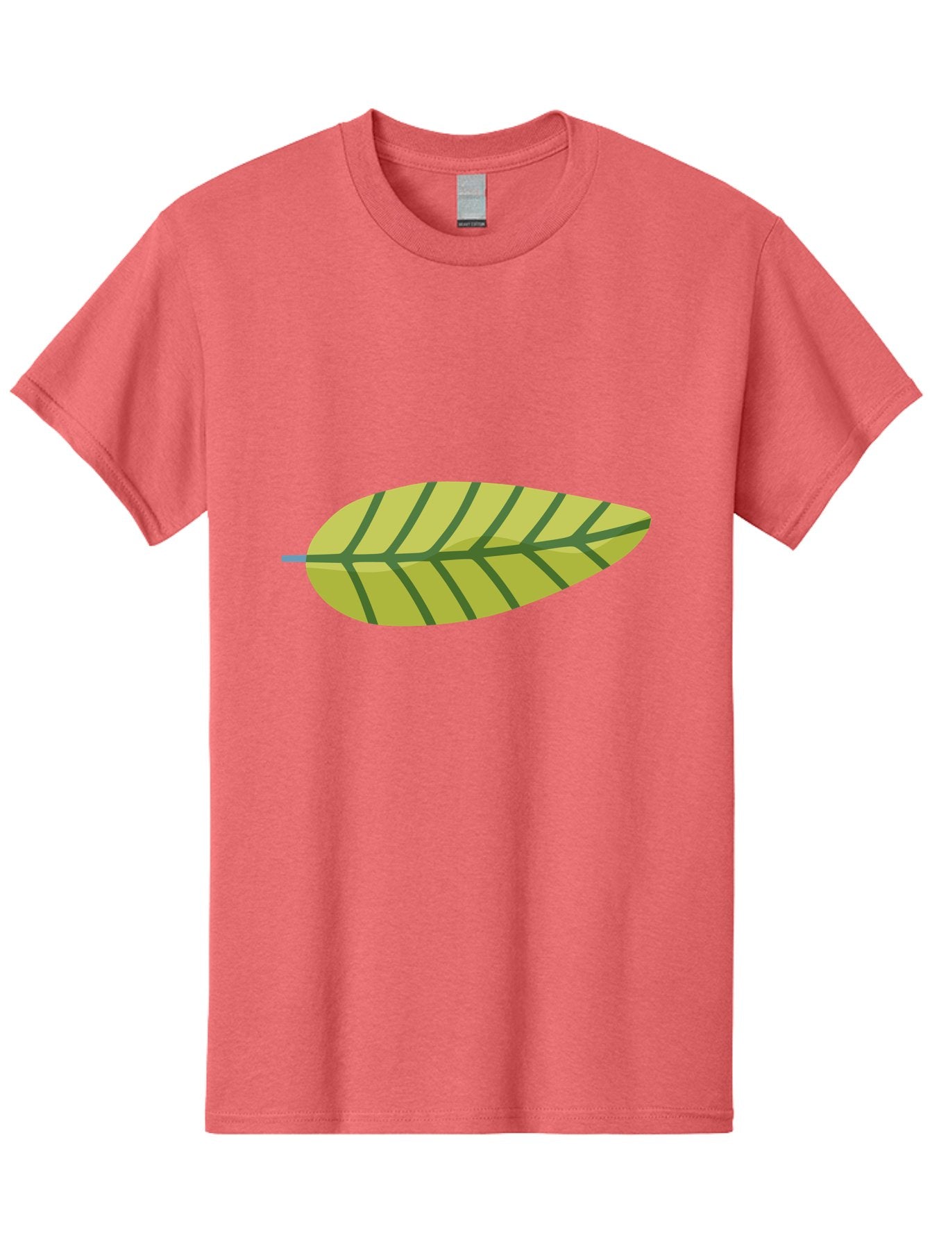 Leaf-1 Men'S Graphic Tee, 100% Cotton, Comfortable Casual Summer Wear, Machine Washable, Simple Leaf Illustration, Yellow Leaf, Dark Green Veins, Minimalist Design, Cartoon Leaf, Nature Graphic, Foliage Art, Leaf Pattern Aad709 8