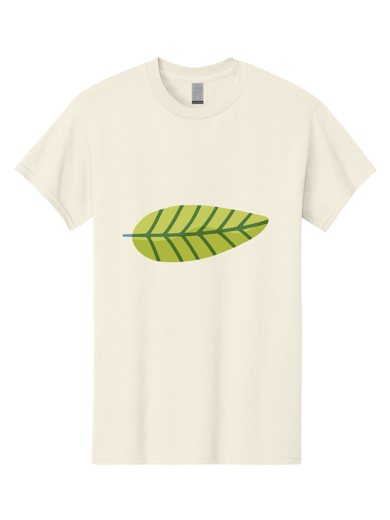 Leaf-1 Men'S Graphic Tee, 100% Cotton, Comfortable Casual Summer Wear, Machine Washable, Simple Leaf Illustration, Yellow Leaf, Dark Green Veins, Minimalist Design, Cartoon Leaf, Nature Graphic, Foliage Art, Leaf Pattern Aad709 14