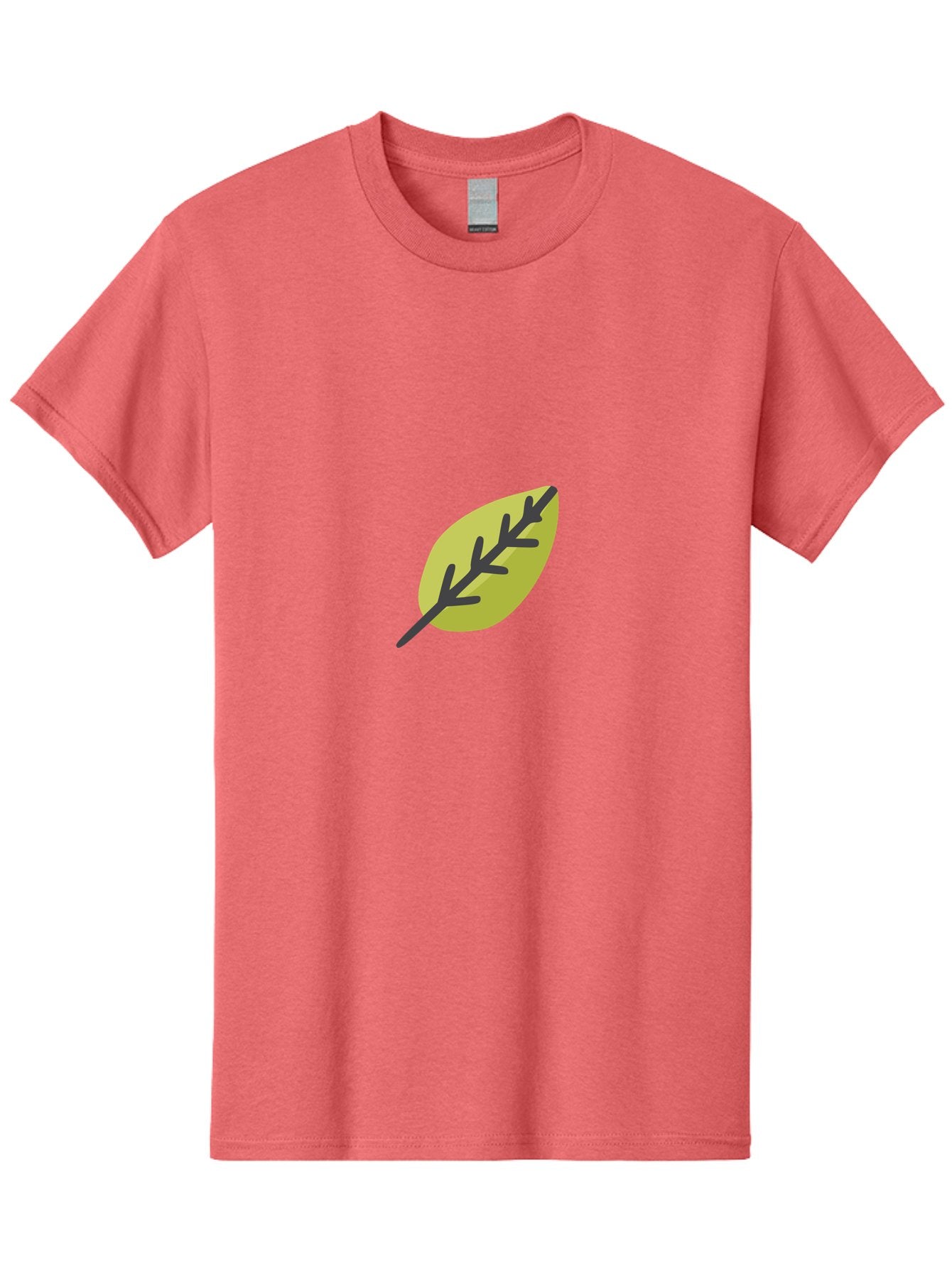 Leaf-2 Men'S Graphic Tee, 100% Cotton, Comfortable Casual Summer Wear, Machine Washable, Simple Leaf Design, Minimalist Art, Stylized Foliage, Yellow Leaf, Dark Veins, Modern Illustration, Nature-Inspired Graphics Aad710 10