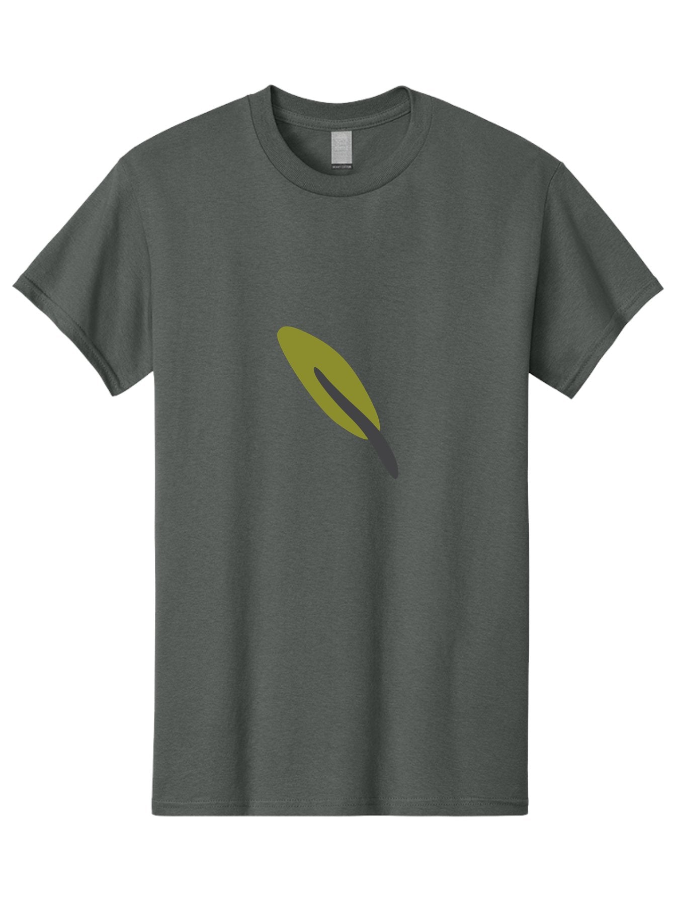 Leaf-3 Men'S Graphic Tee, 100% Cotton, Comfortable Casual Summer Wear, Machine Washable, Leaf Icon, Simple Design, Minimalist Art, Botanical Symbol, Graphic Illustration, Earthy Tones, Digital Art, Foliage Representation Aad711 6