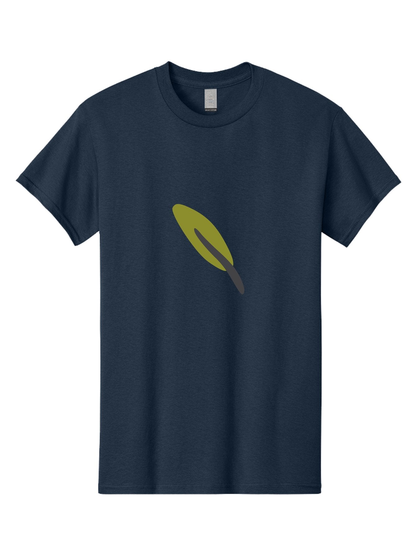 Leaf-3 Men'S Graphic Tee, 100% Cotton, Comfortable Casual Summer Wear, Machine Washable, Leaf Icon, Simple Design, Minimalist Art, Botanical Symbol, Graphic Illustration, Earthy Tones, Digital Art, Foliage Representation Aad711 11