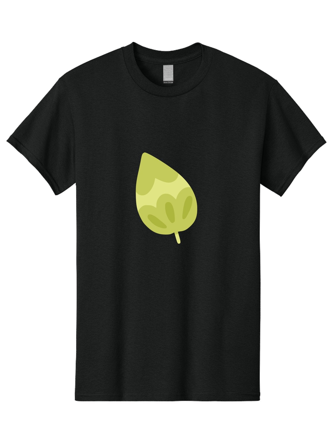 Leaf-4 Men'S Graphic Tee, 100% Cotton, Comfortable Casual Summer Wear, Machine Washable, Turnip Graphics, Cartoon Leaf, Yellow Leaf, Leaf Illustration, Simple Design, Digital Art, Minimalist Style, Leaf Pattern Aad712 12