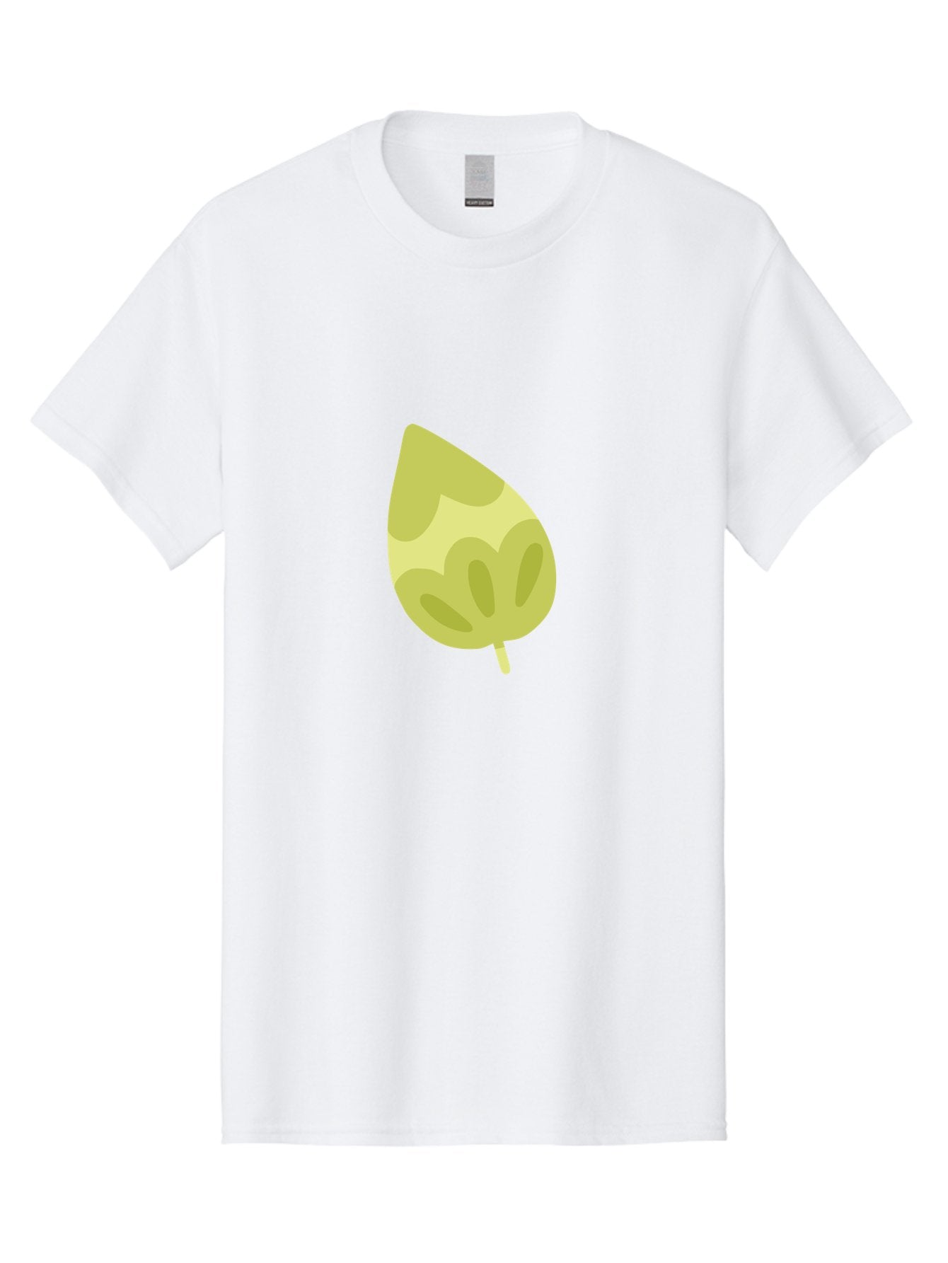 Leaf-4 Men'S Graphic Tee, 100% Cotton, Comfortable Casual Summer Wear, Machine Washable, Turnip Graphics, Cartoon Leaf, Yellow Leaf, Leaf Illustration, Simple Design, Digital Art, Minimalist Style, Leaf Pattern Aad712 4