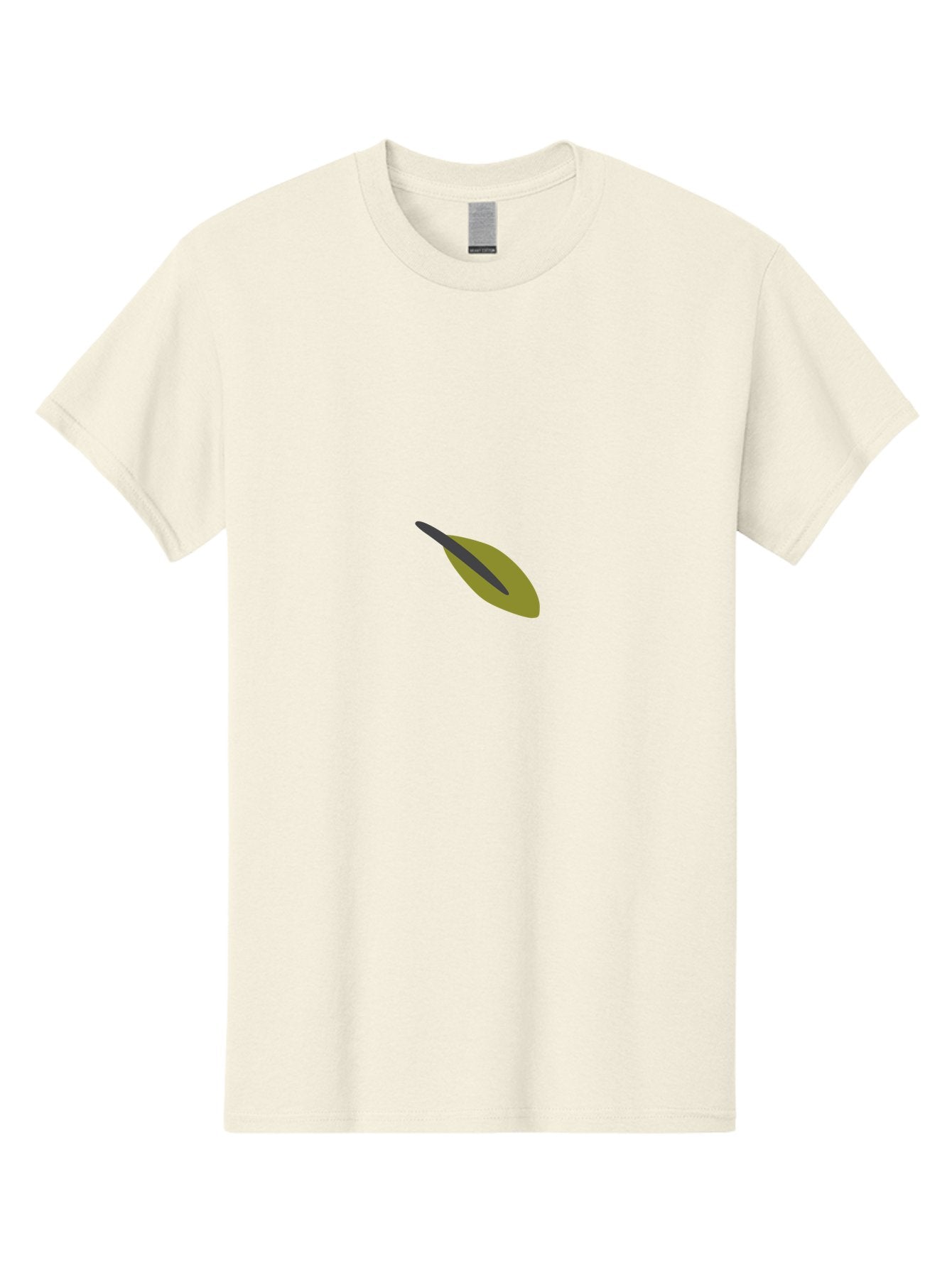 Leaf-Icon Men'S Graphic Tee, 100% Cotton, Comfortable Casual Summer Wear, Machine Washable, Simple Leaf Design, Autumn Leaf, Brown And Black Colors, Minimalist Illustration, Leaf Icon, Simple Graphic Design Aad713 7
