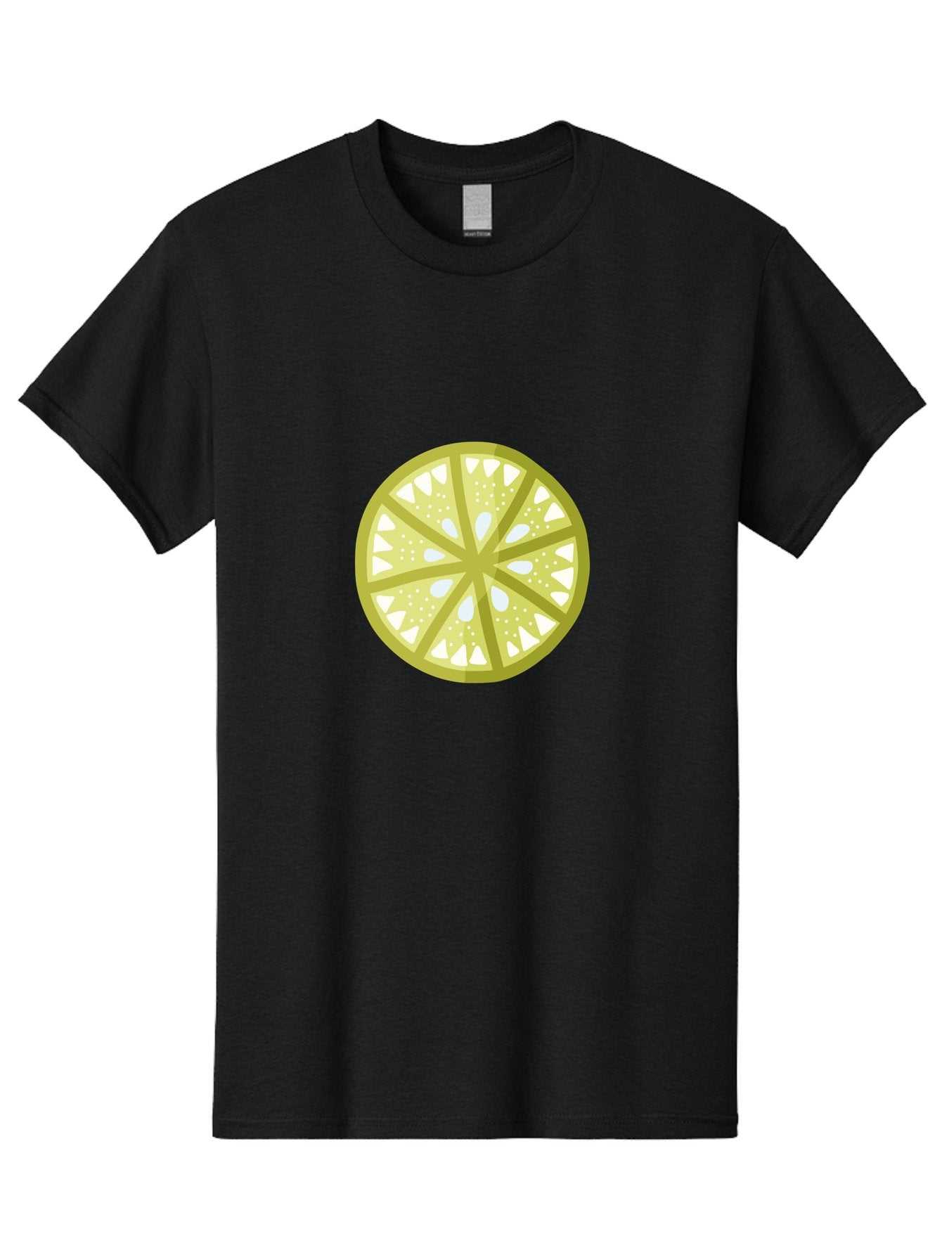 Lemon-Slice Men'S Graphic Tee, 100% Cotton, Comfortable Casual Summer Wear, Machine Washable, Lemon Slice, Citrus Fruit, Juicy Pulp, Yellow Lemon, Segmented Citrus, Vibrant Citrus, Fresh Lemon Slice, Lemon Wedge Aad715 10