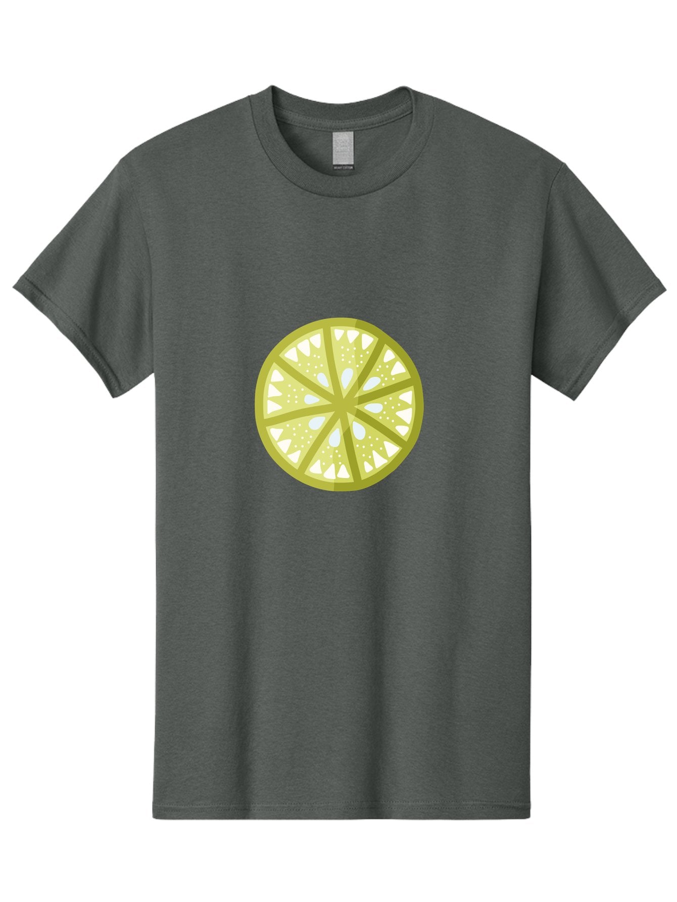 Lemon-Slice Men'S Graphic Tee, 100% Cotton, Comfortable Casual Summer Wear, Machine Washable, Lemon Slice, Citrus Fruit, Juicy Pulp, Yellow Lemon, Segmented Citrus, Vibrant Citrus, Fresh Lemon Slice, Lemon Wedge Aad715 9