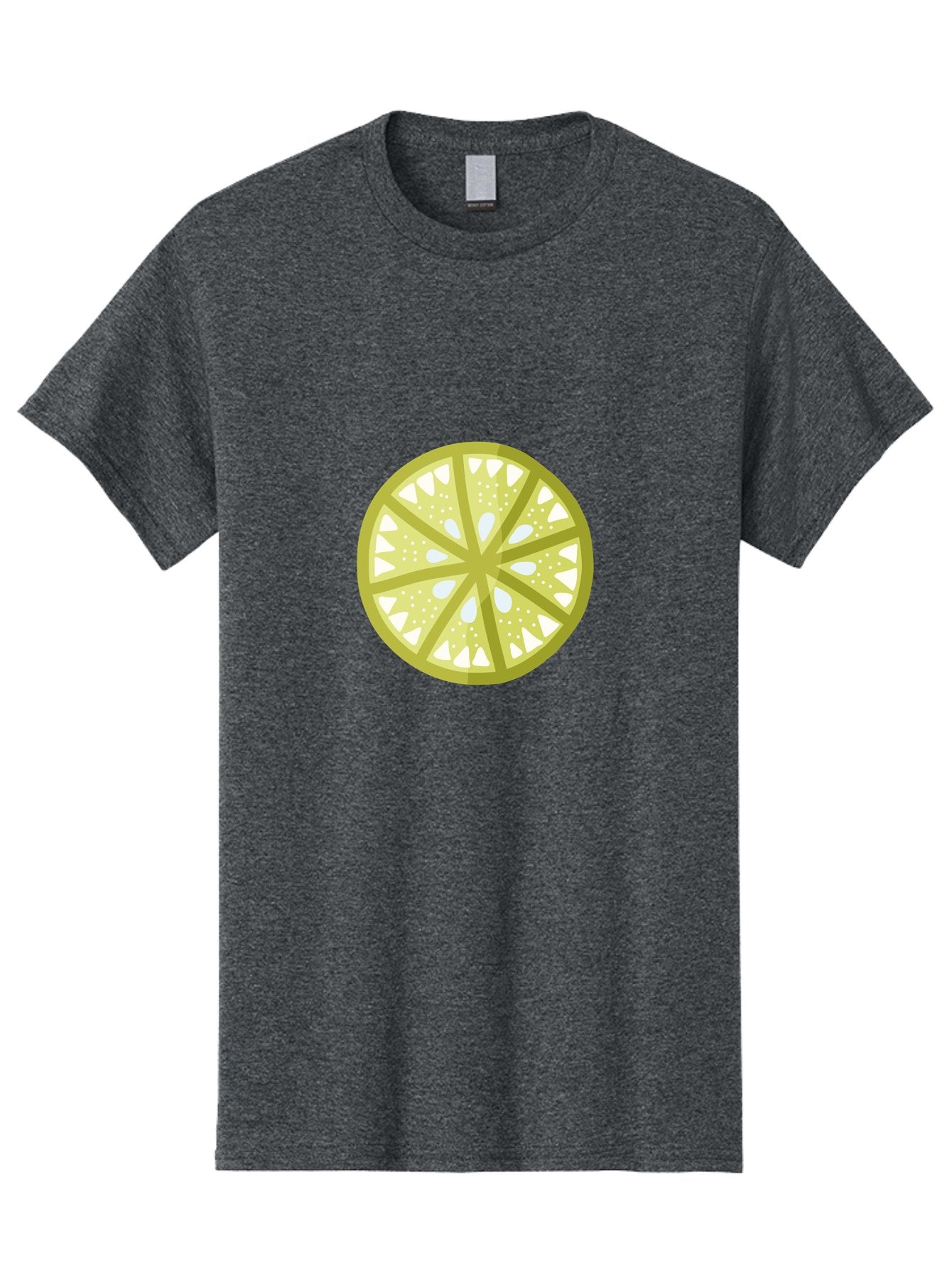 Lemon-Slice Men'S Graphic Tee, 100% Cotton, Comfortable Casual Summer Wear, Machine Washable, Lemon Slice, Citrus Fruit, Juicy Pulp, Yellow Lemon, Segmented Citrus, Vibrant Citrus, Fresh Lemon Slice, Lemon Wedge Aad715 11