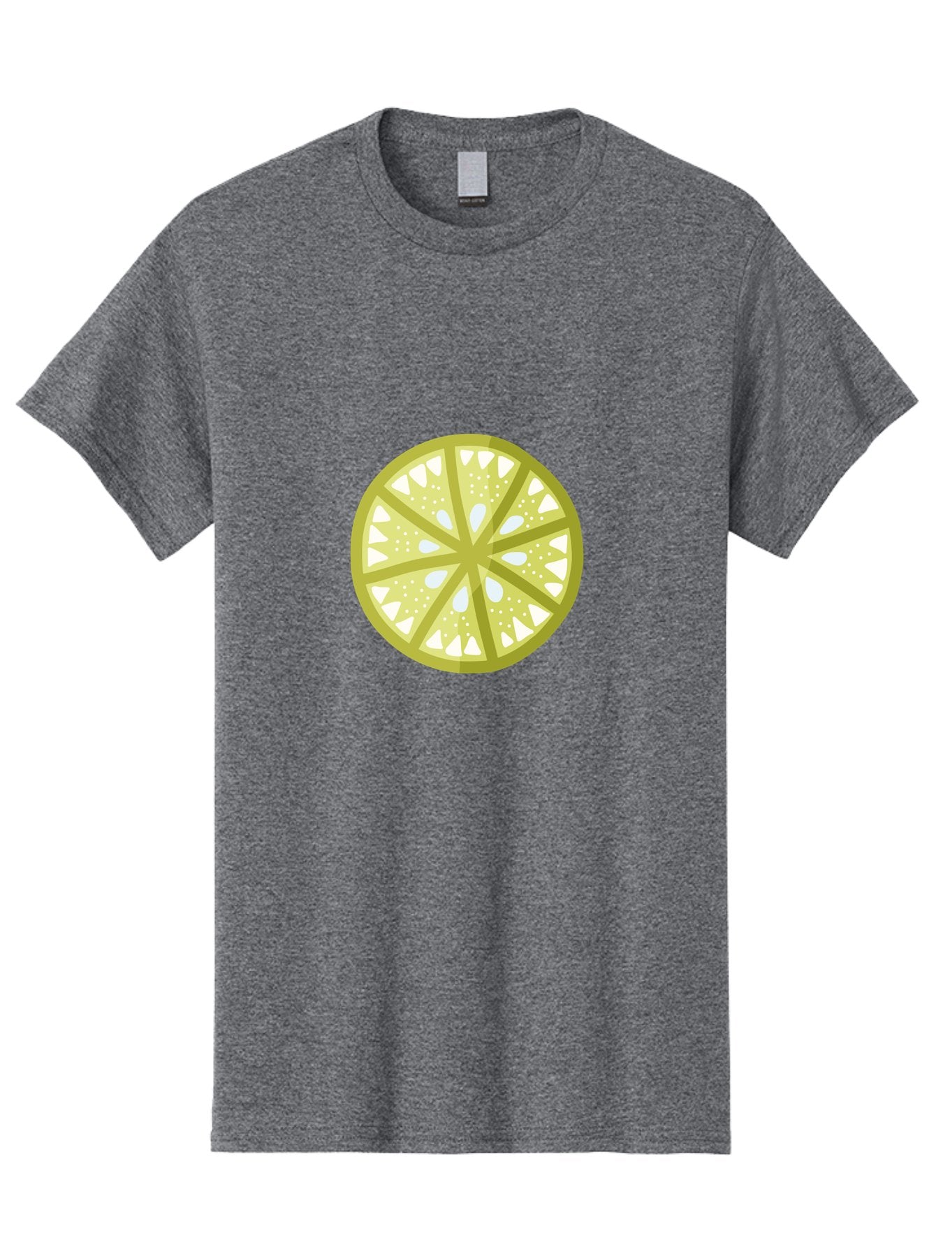 Lemon-Slice Men'S Graphic Tee, 100% Cotton, Comfortable Casual Summer Wear, Machine Washable, Lemon Slice, Citrus Fruit, Juicy Pulp, Yellow Lemon, Segmented Citrus, Vibrant Citrus, Fresh Lemon Slice, Lemon Wedge Aad715 12