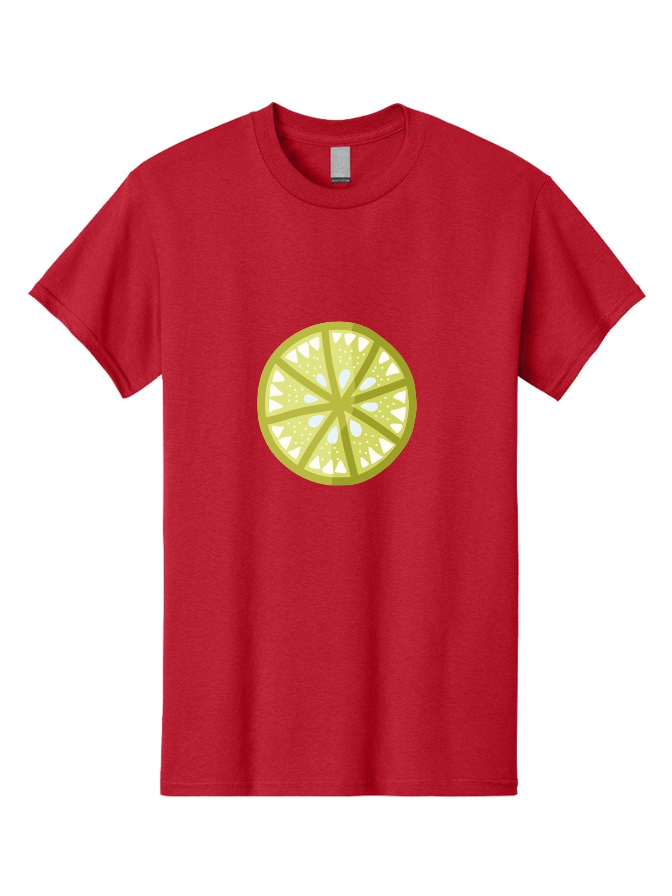 Lemon-Slice Men'S Graphic Tee, 100% Cotton, Comfortable Casual Summer Wear, Machine Washable, Lemon Slice, Citrus Fruit, Juicy Pulp, Yellow Lemon, Segmented Citrus, Vibrant Citrus, Fresh Lemon Slice, Lemon Wedge Aad715 7