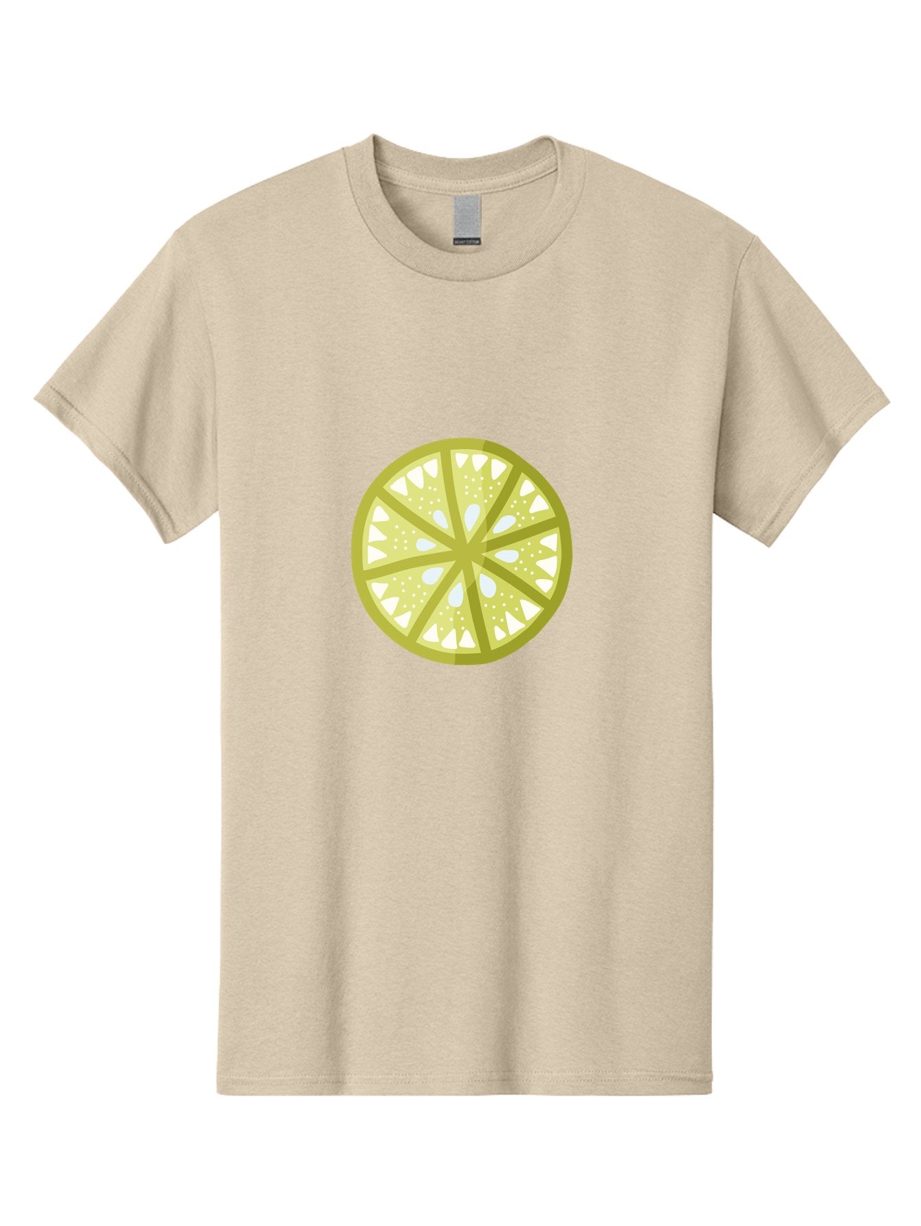 Lemon-Slice Men'S Graphic Tee, 100% Cotton, Comfortable Casual Summer Wear, Machine Washable, Lemon Slice, Citrus Fruit, Juicy Pulp, Yellow Lemon, Segmented Citrus, Vibrant Citrus, Fresh Lemon Slice, Lemon Wedge Aad715 8