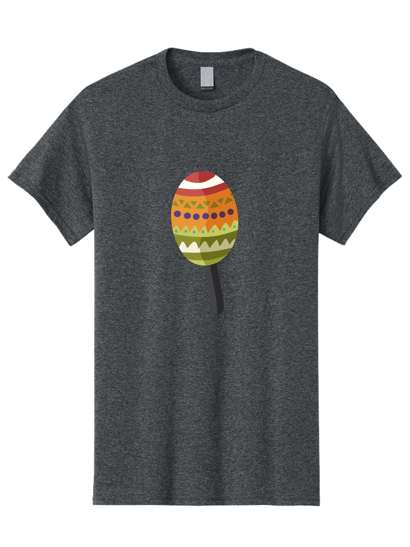 Maraca Men'S Graphic Tee, 100% Cotton, Comfortable Casual Summer Wear, Machine Washable, Maraca, Music, Instrument, Latin American, Rhythm, Cultural Heritage, Traditional, Festive Atmosphere, Patterned Design, Colorful Aad718 10