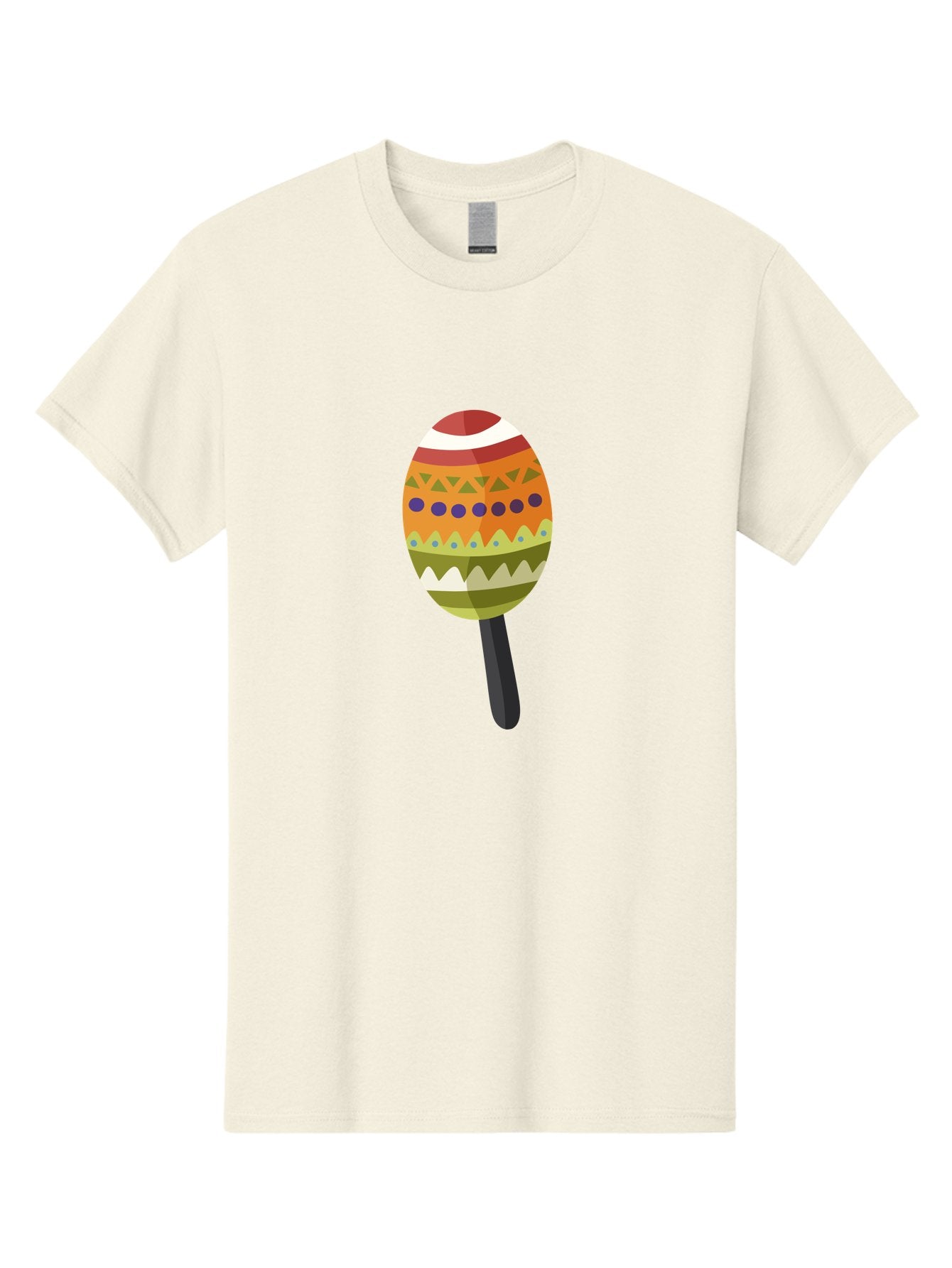 Maraca Men'S Graphic Tee, 100% Cotton, Comfortable Casual Summer Wear, Machine Washable, Maraca, Music, Instrument, Latin American, Rhythm, Cultural Heritage, Traditional, Festive Atmosphere, Patterned Design, Colorful Aad718 12