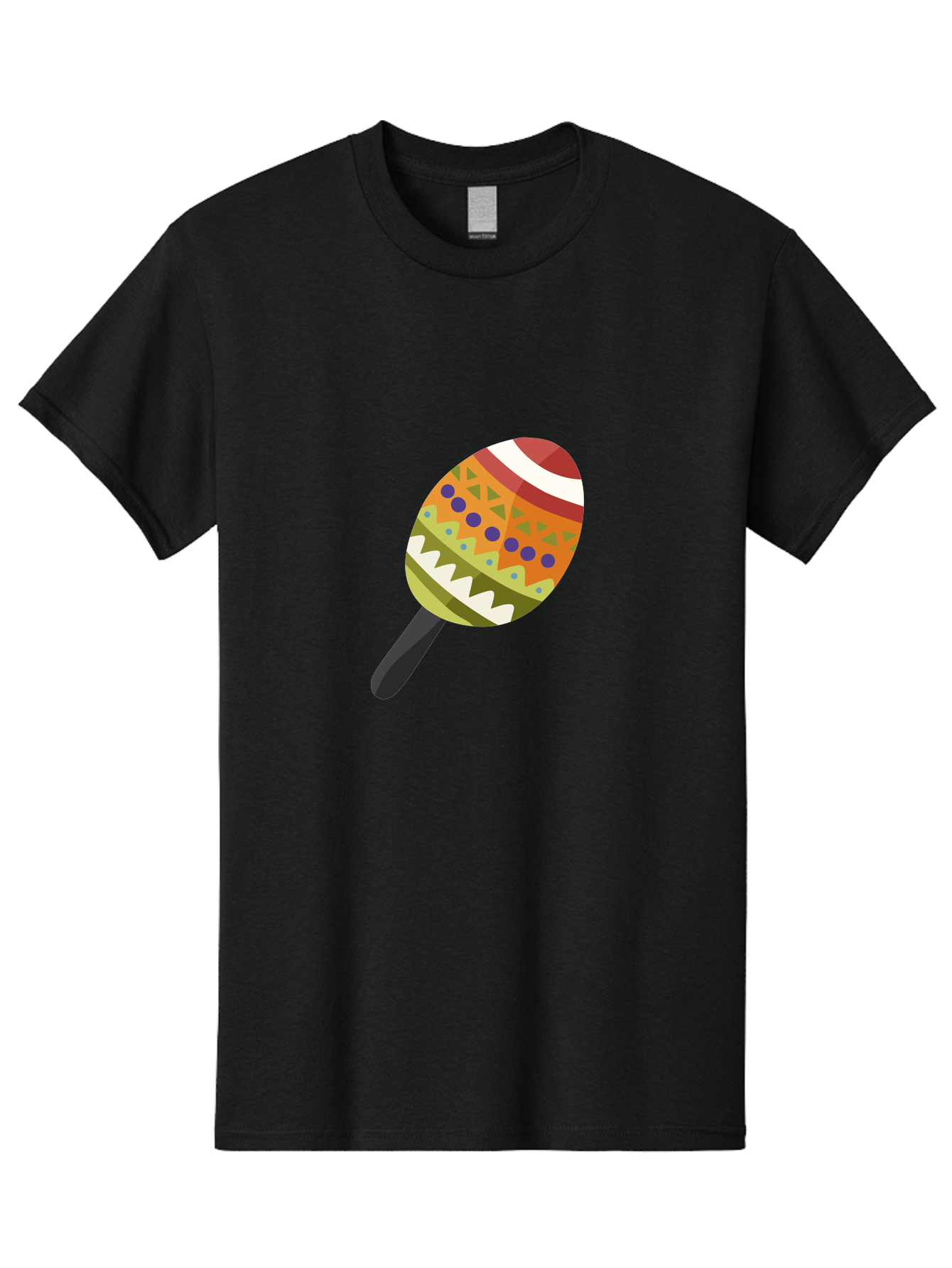 Maracas Men'S Graphic Tee, 100% Cotton, Comfortable Casual Summer Wear, Machine Washable, Colorful Maracas, Maraca Instrument, Musical Instrument, Latin American Music, Vibrant Patterns, Rhythmic Beats, Festive Atmosphere, Cultural Heritage Aad719 13