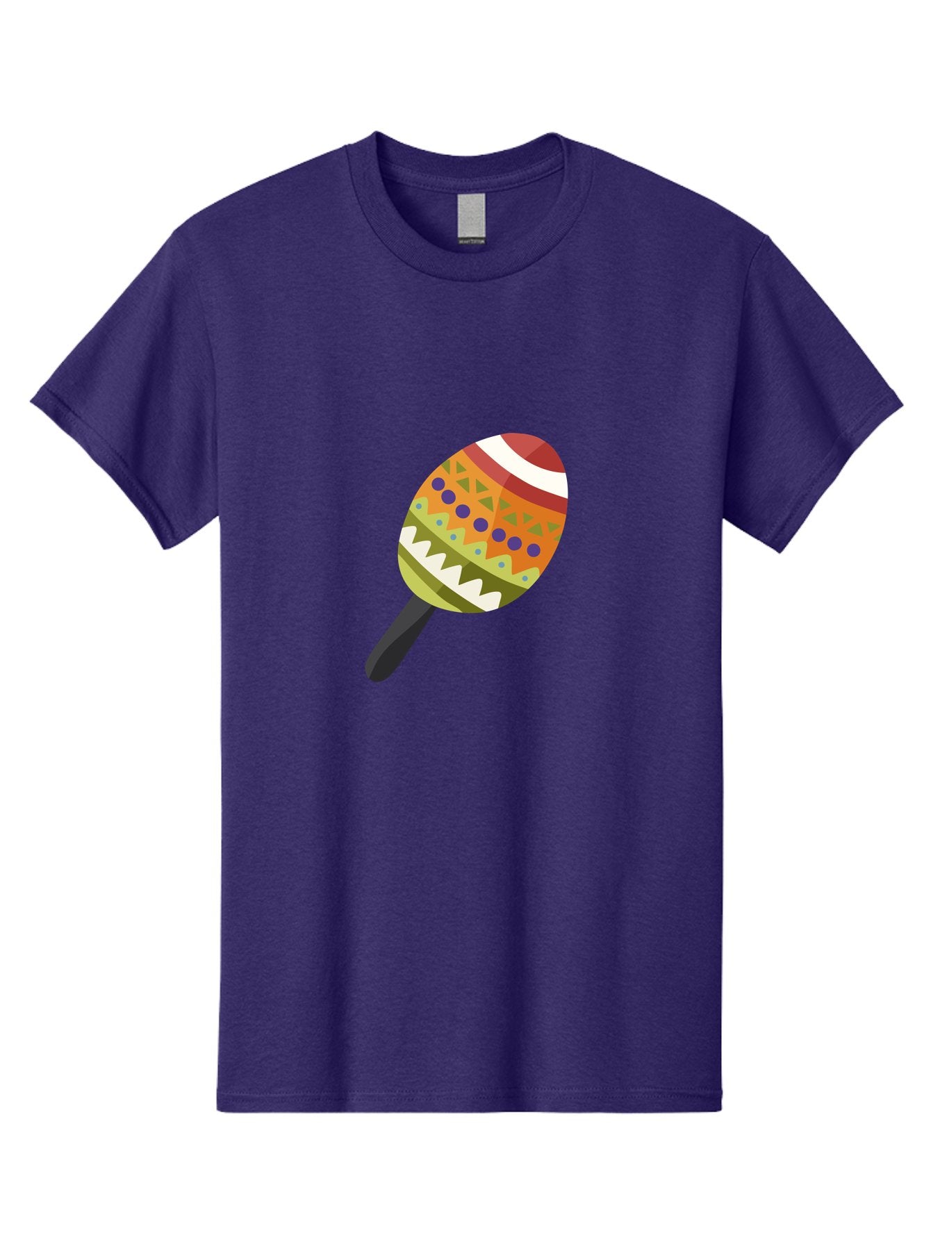 Maracas Men'S Graphic Tee, 100% Cotton, Comfortable Casual Summer Wear, Machine Washable, Colorful Maracas, Maraca Instrument, Musical Instrument, Latin American Music, Vibrant Patterns, Rhythmic Beats, Festive Atmosphere, Cultural Heritage Aad719 8