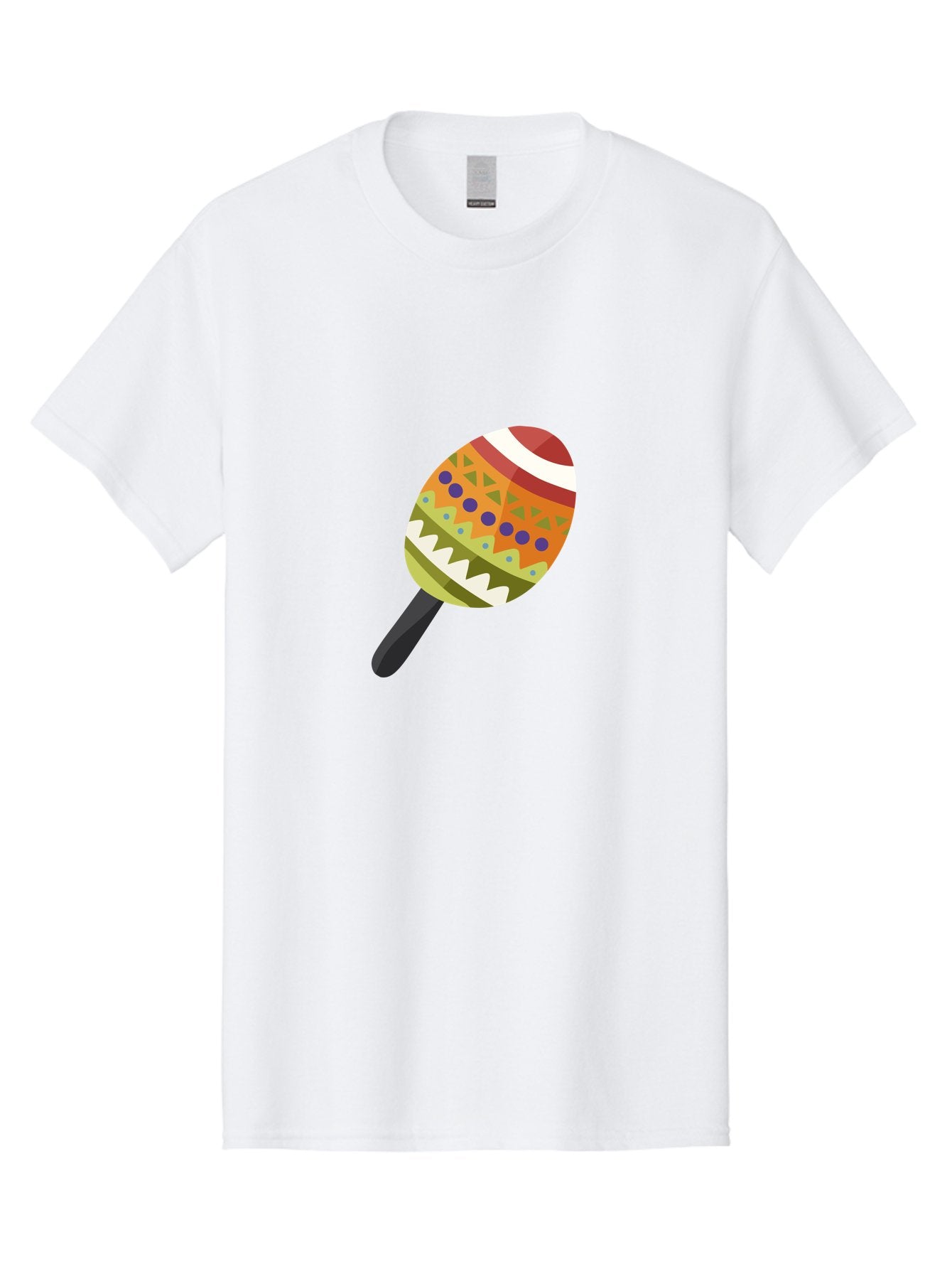 Maracas Men'S Graphic Tee, 100% Cotton, Comfortable Casual Summer Wear, Machine Washable, Colorful Maracas, Maraca Instrument, Musical Instrument, Latin American Music, Vibrant Patterns, Rhythmic Beats, Festive Atmosphere, Cultural Heritage Aad719 14